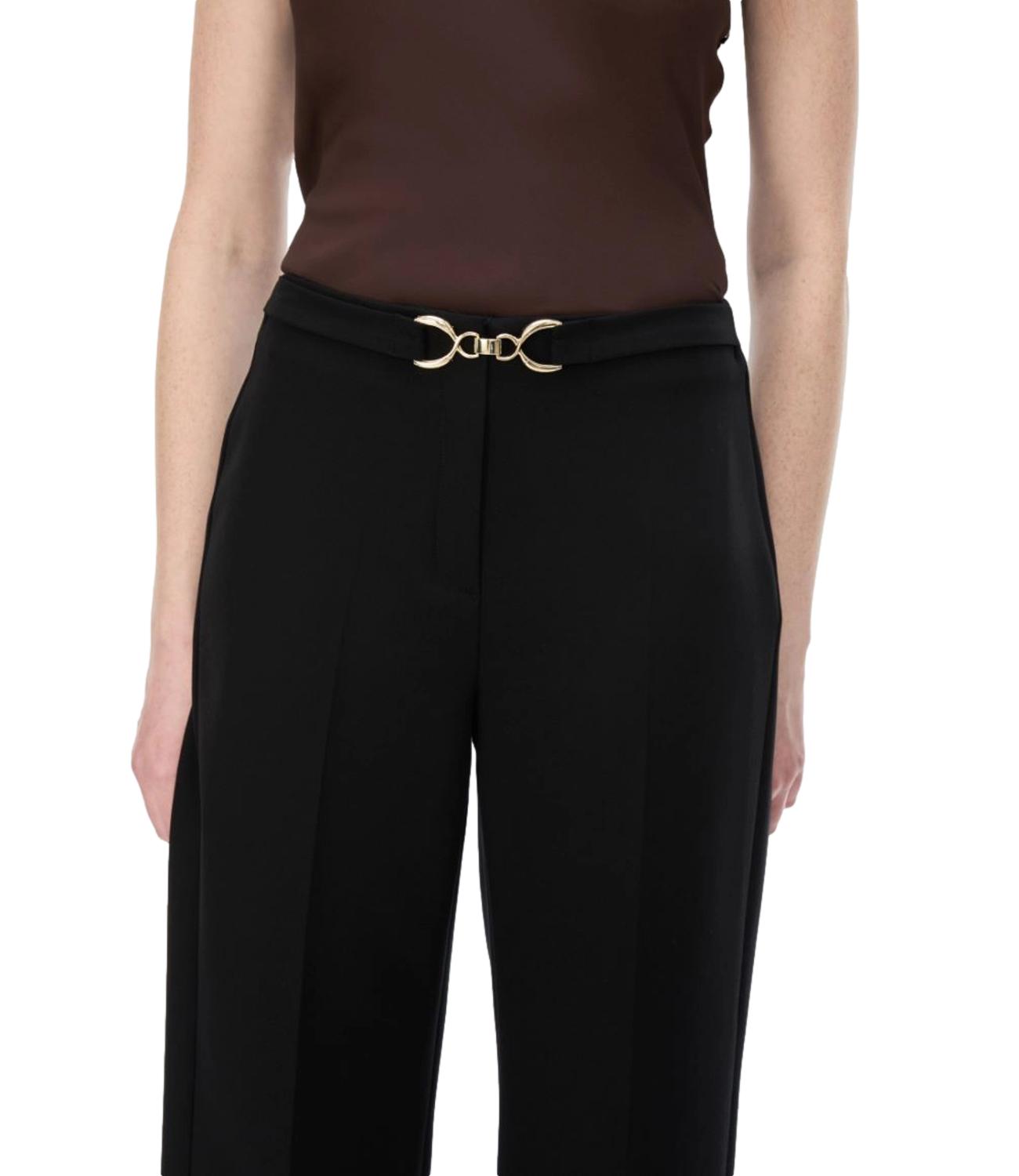 Iblues Pantalone Nero da Donna