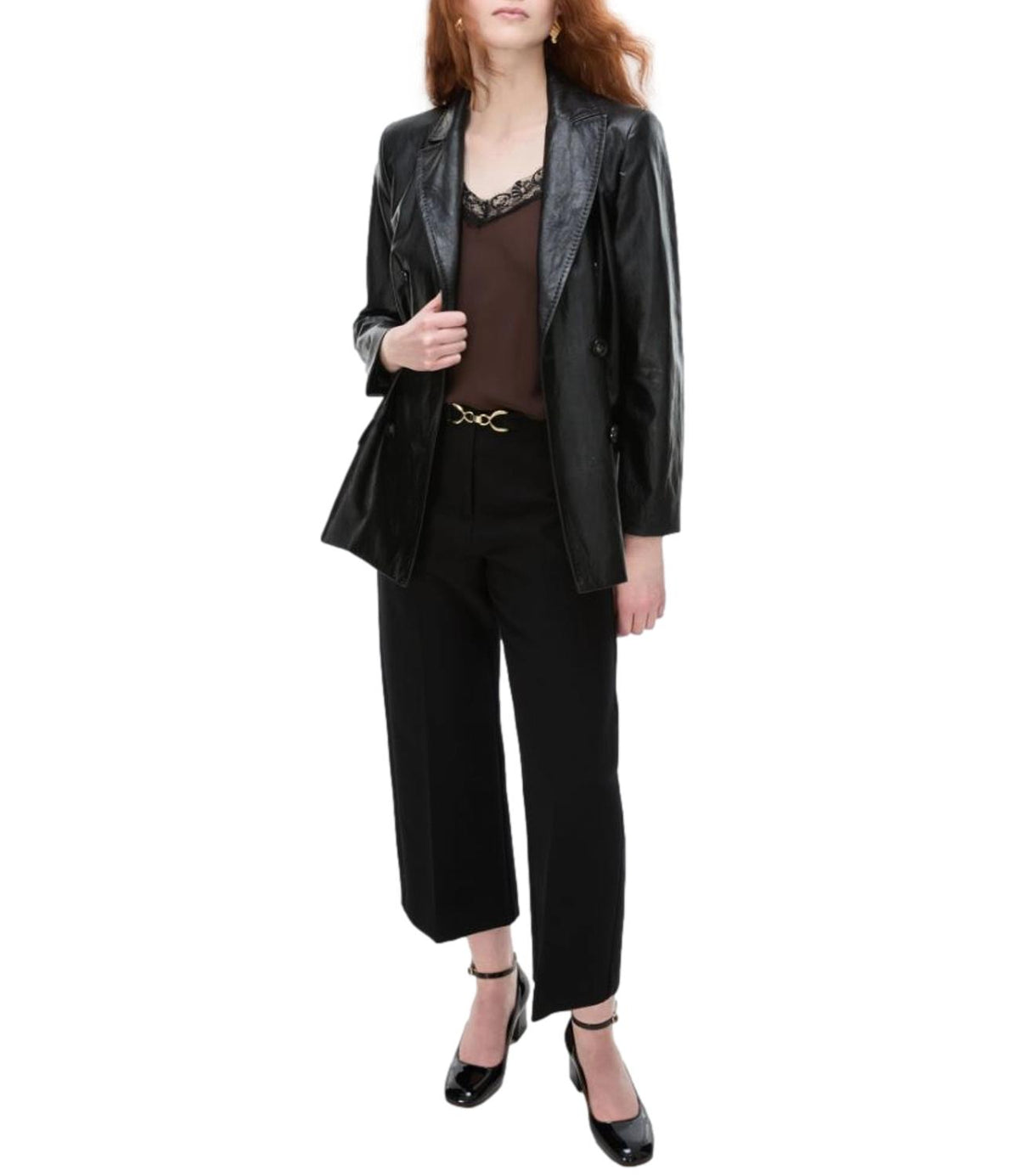 Iblues Pantalone Nero da Donna