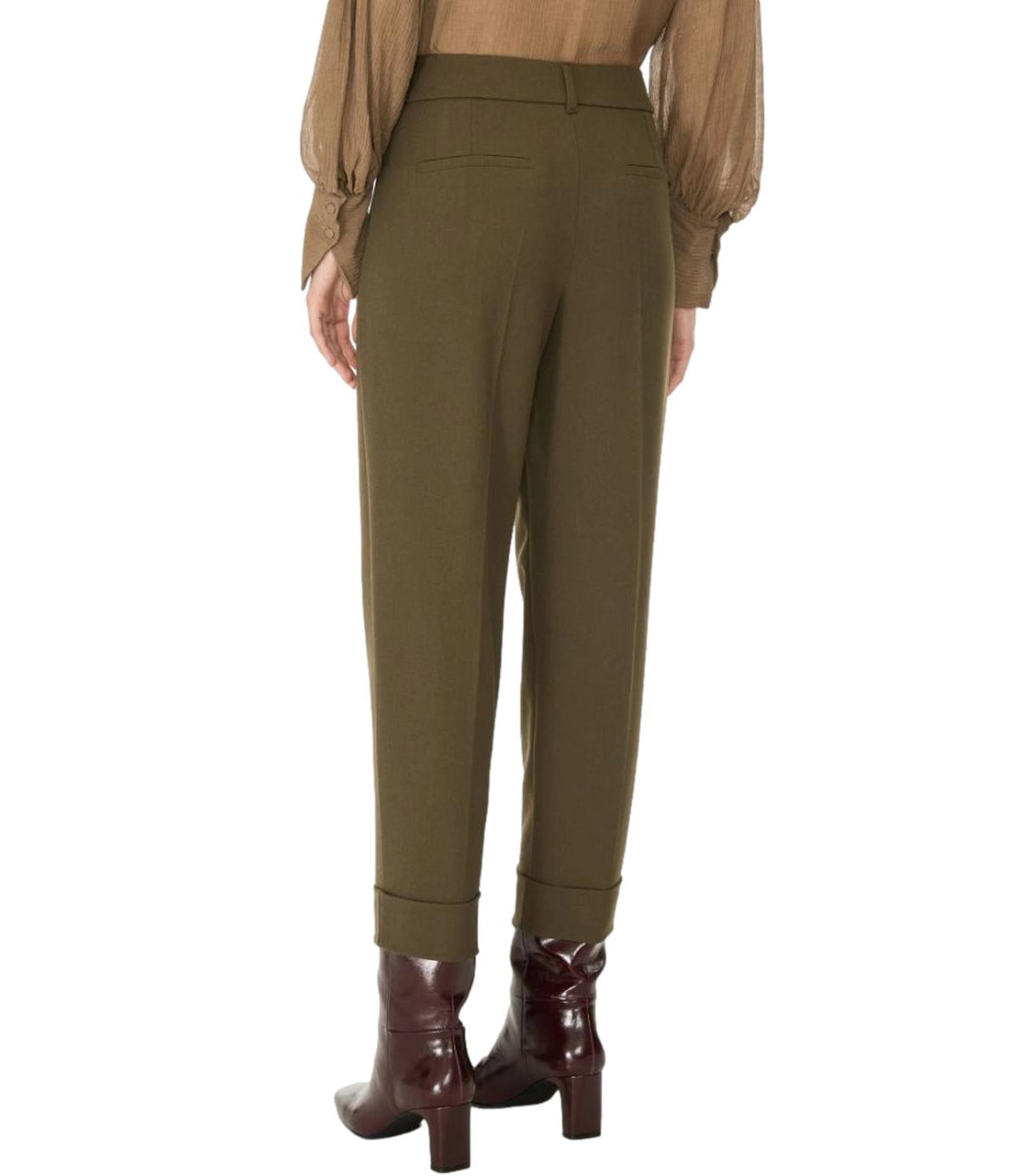 Iblues Pantalone Verde da Donna