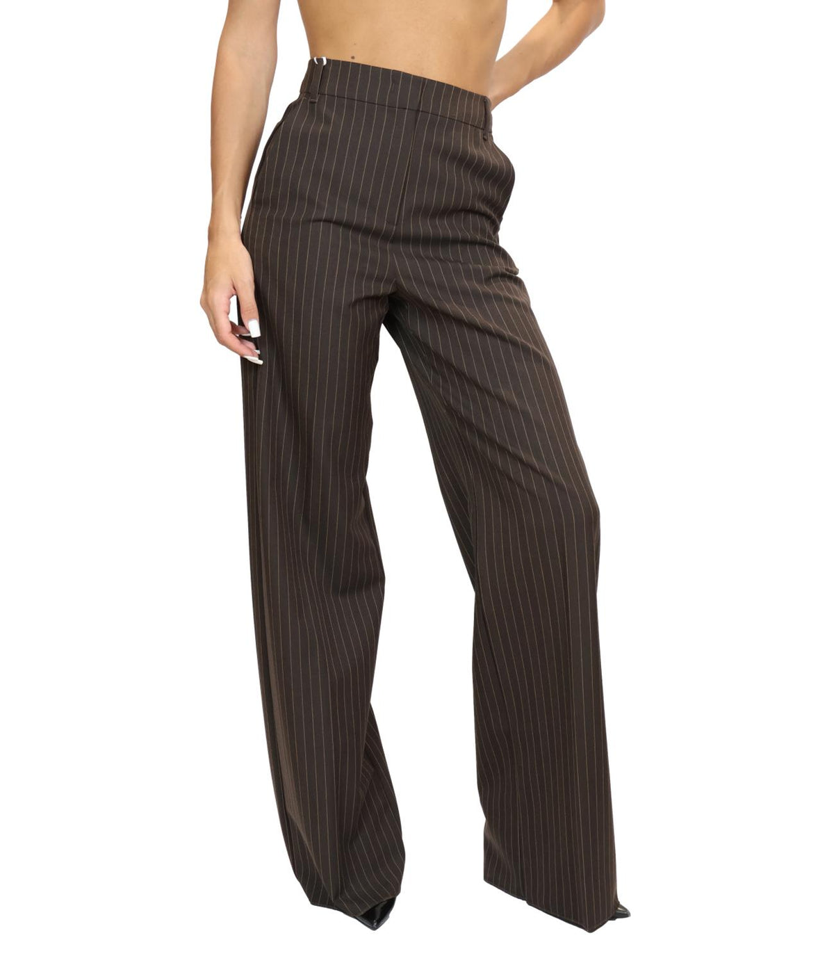 Iblues Pantalone Marrone da Donna