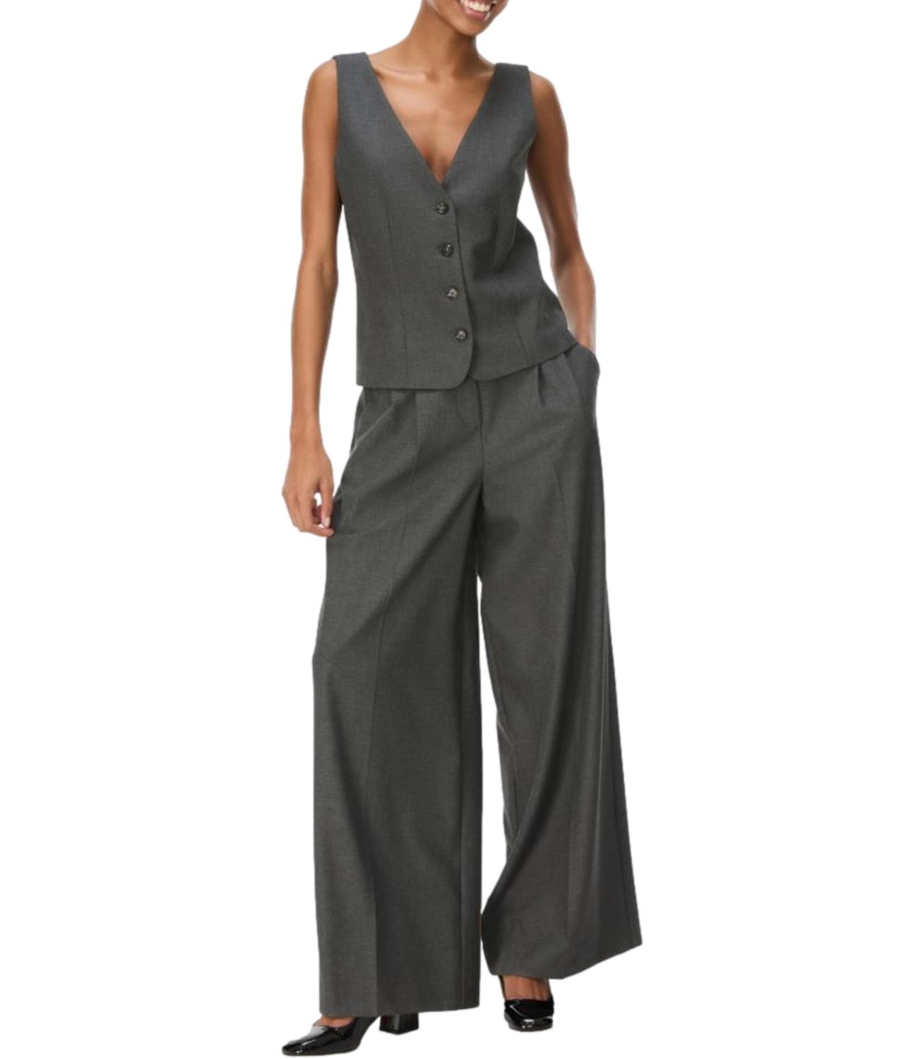 Iblues Pantalone Grigio Ardesia da Donna