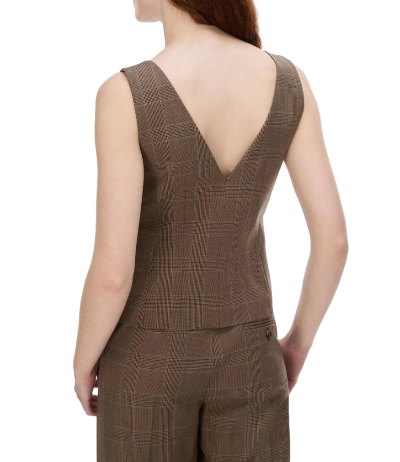 Iblues Gilet Marrone da Donna