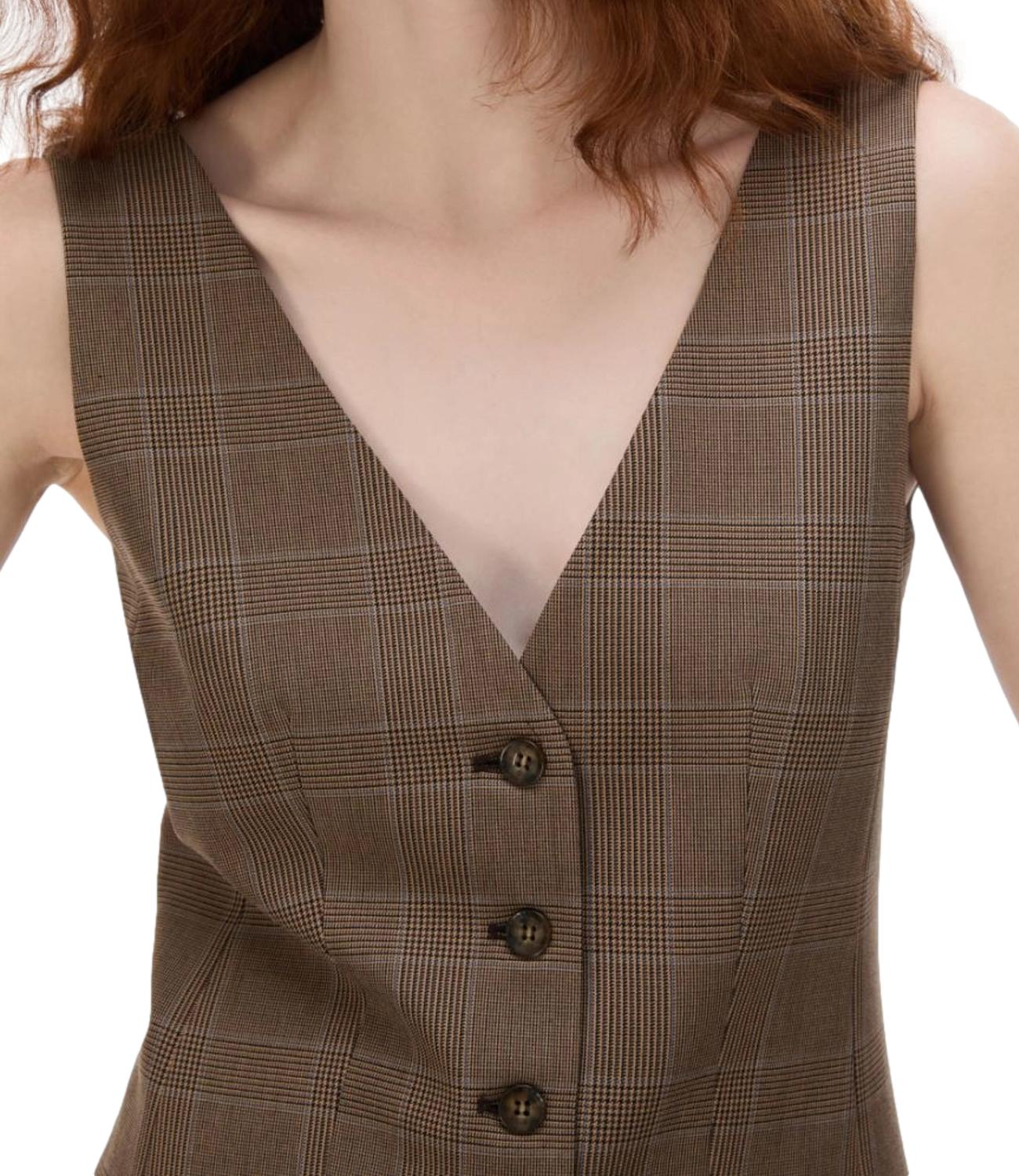 Iblues Gilet Marrone da Donna
