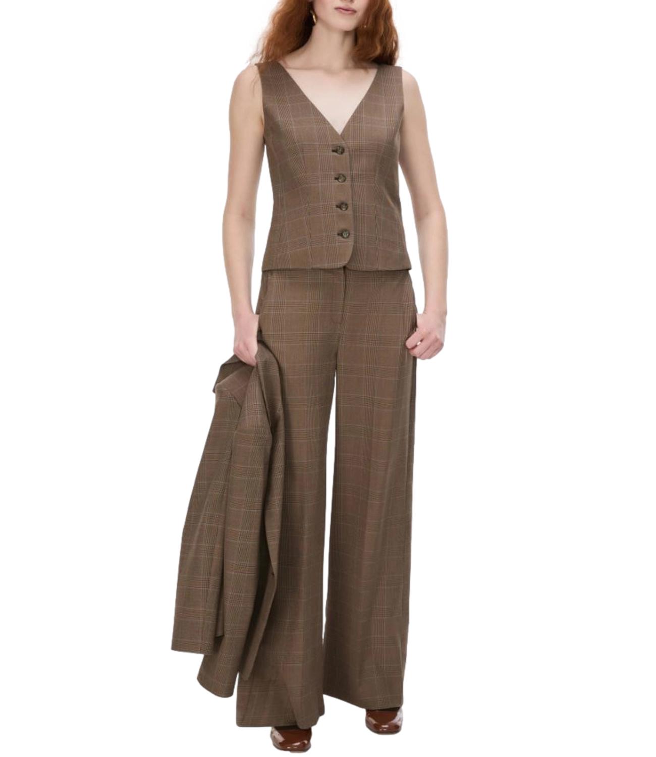 Iblues Gilet Marrone da Donna