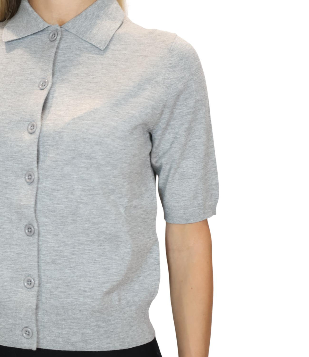 Iblues Cardigan Grigio Melange da Donna