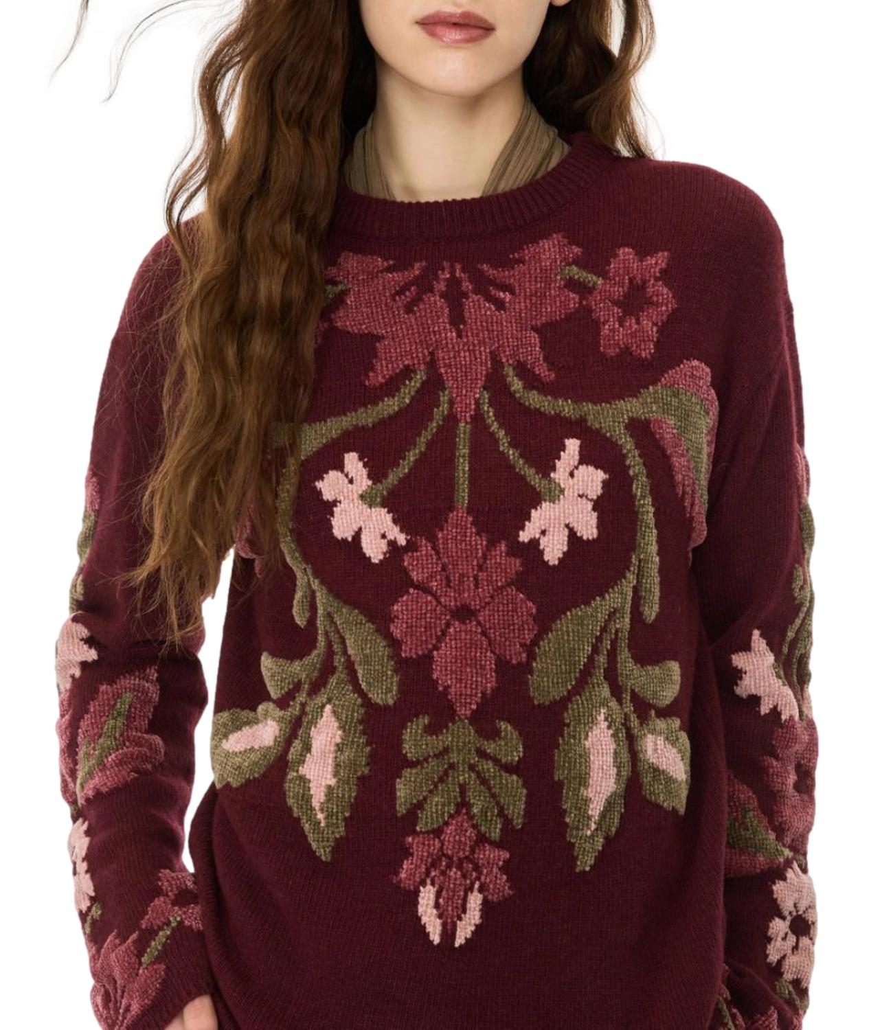 Iblues Maglia Rosso Vino da Donna