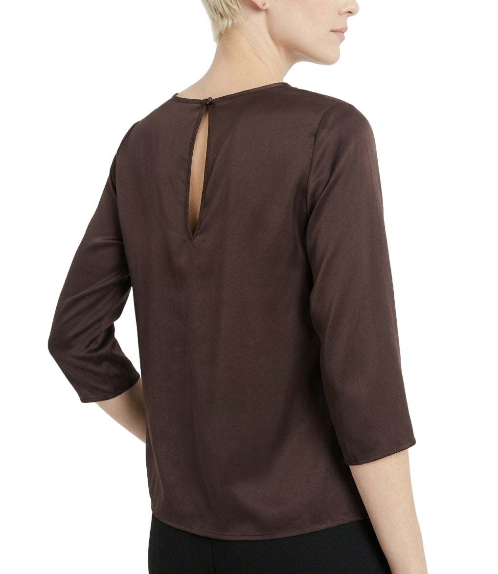 Imperial Camicia Dark Coffee da Donna