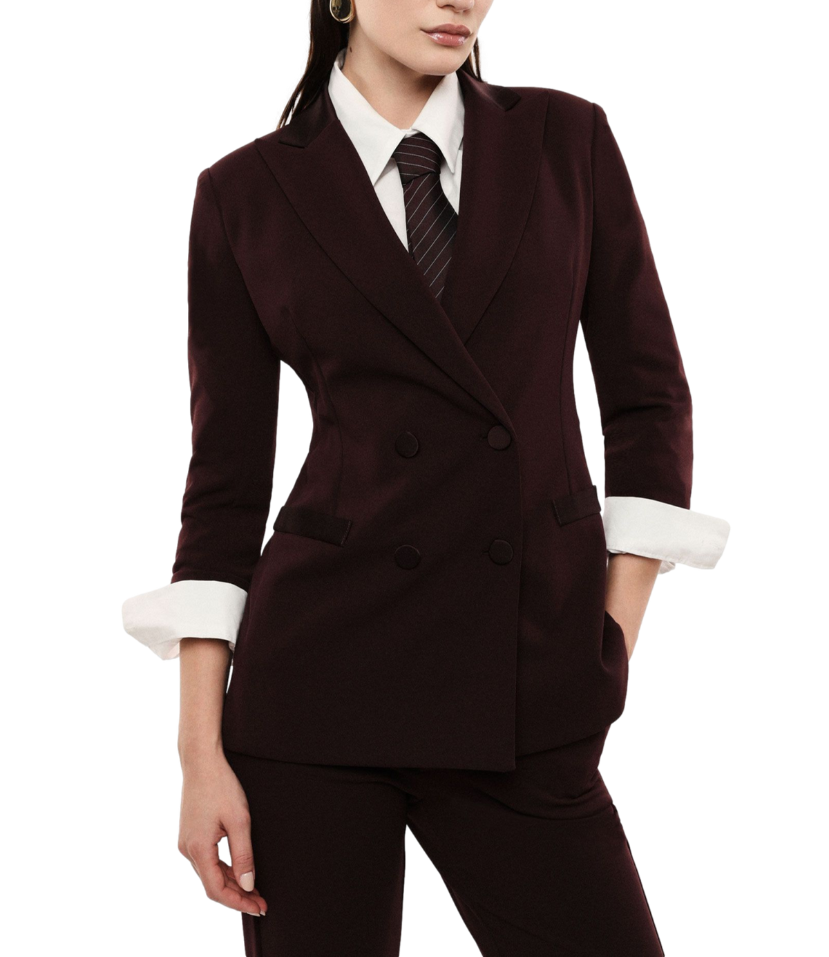 Imperial Giacca Plum Noir da Donna
