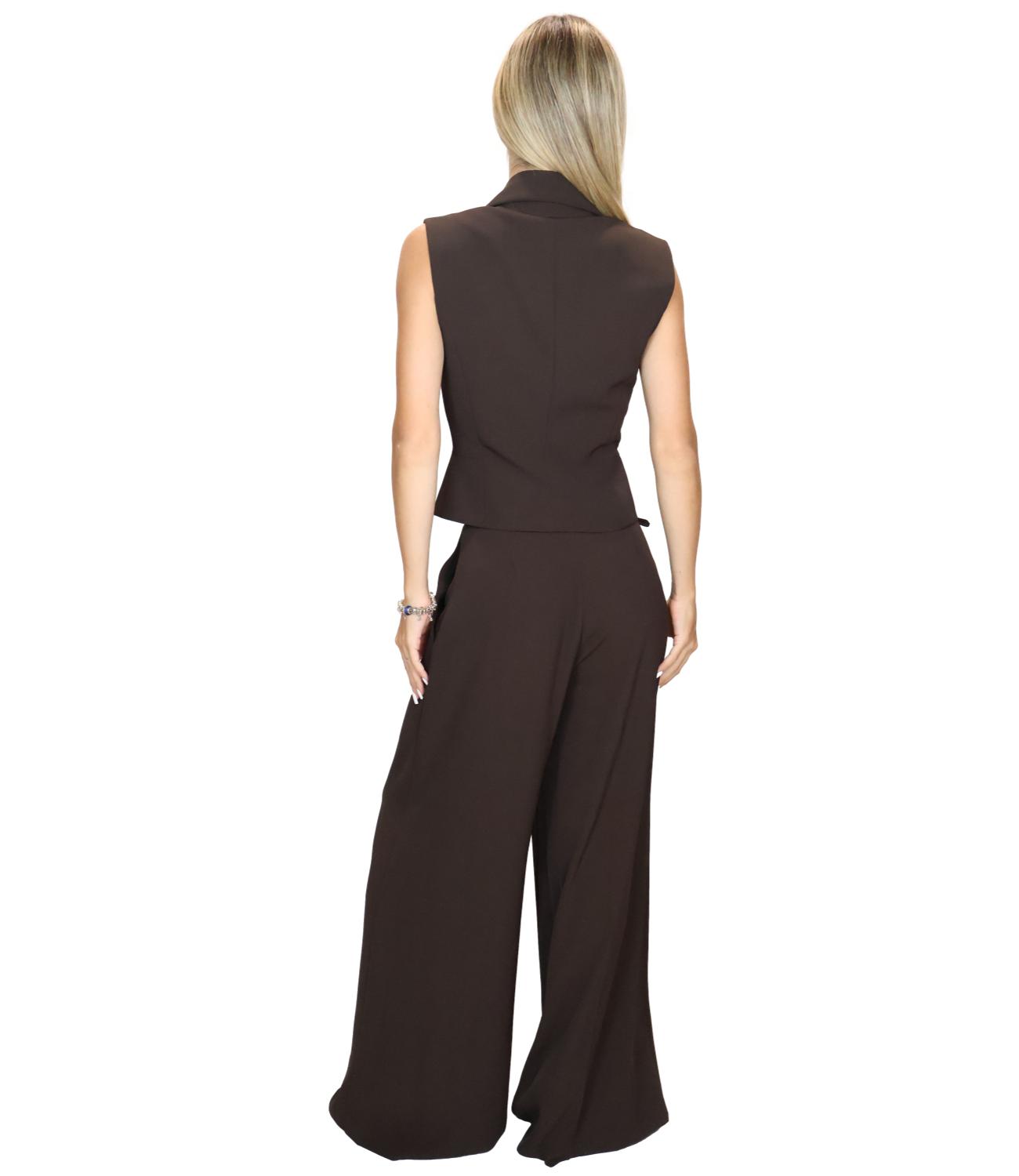 Imperial Gilet Dark Coffee da Donna