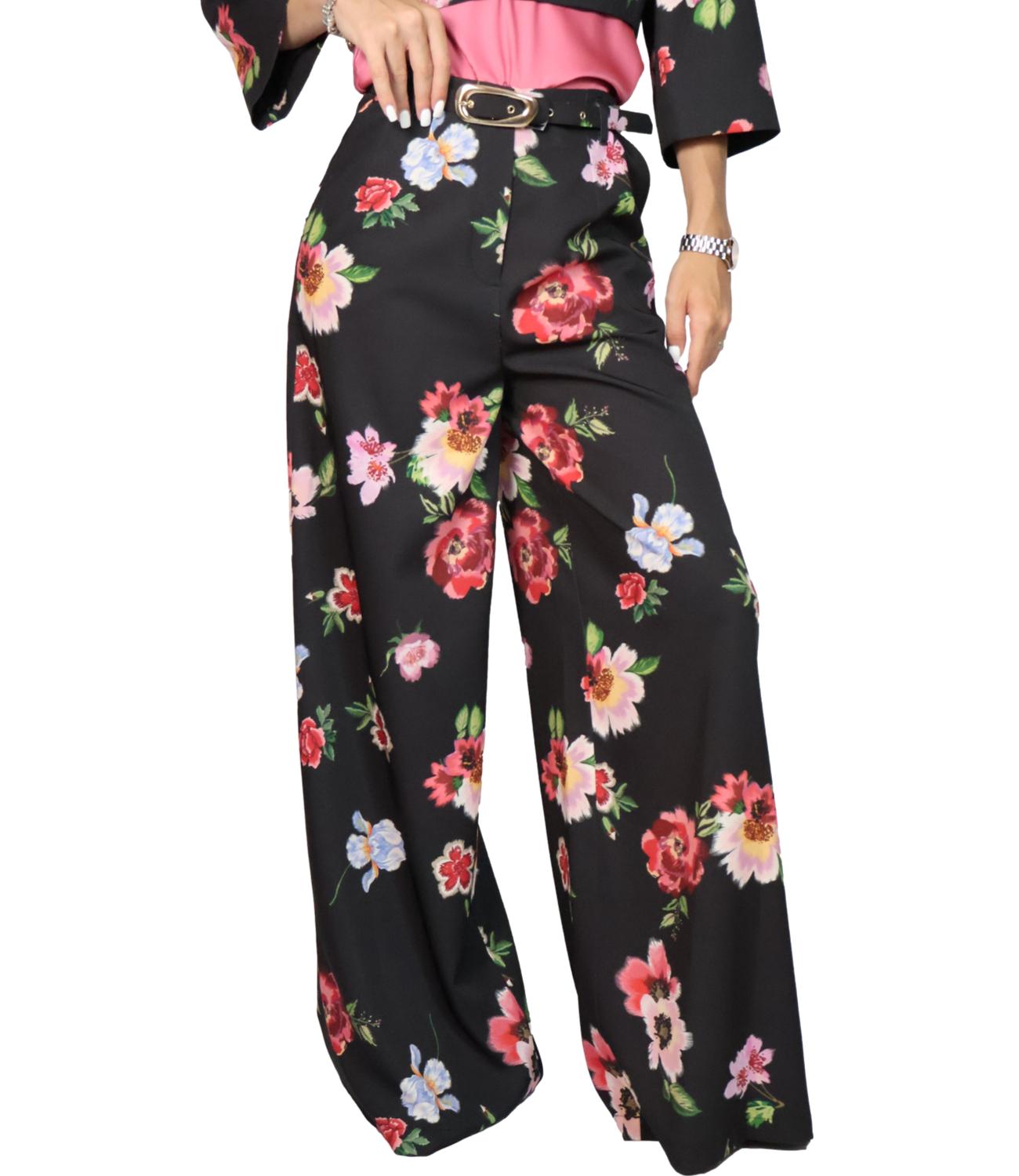 Imperial Pantalone Nero/multicolor da Donna
