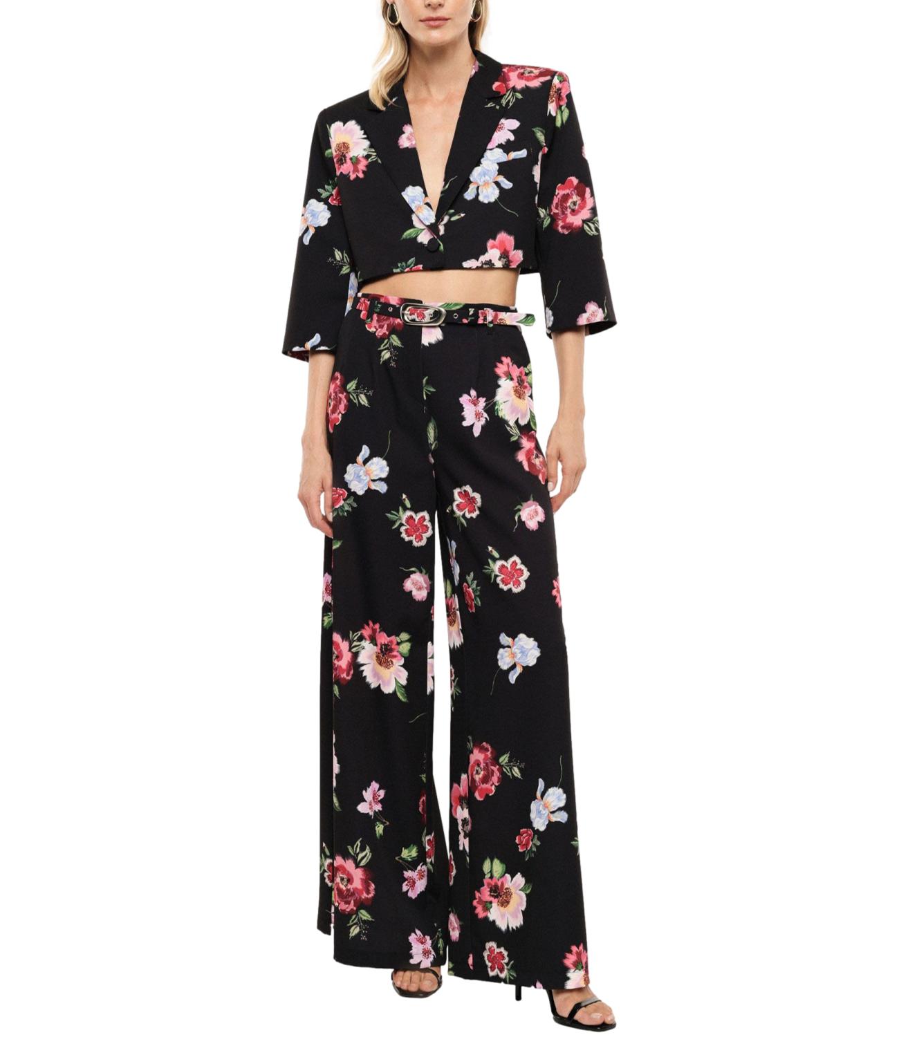 Imperial Pantalone Nero/multicolor da Donna
