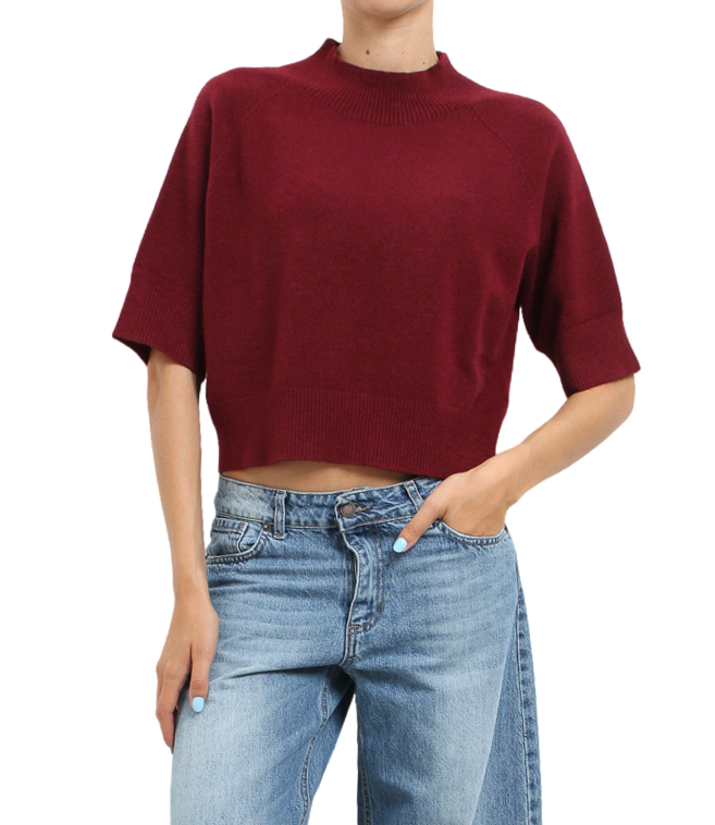 Kontatto Maglia Marsala da Donna