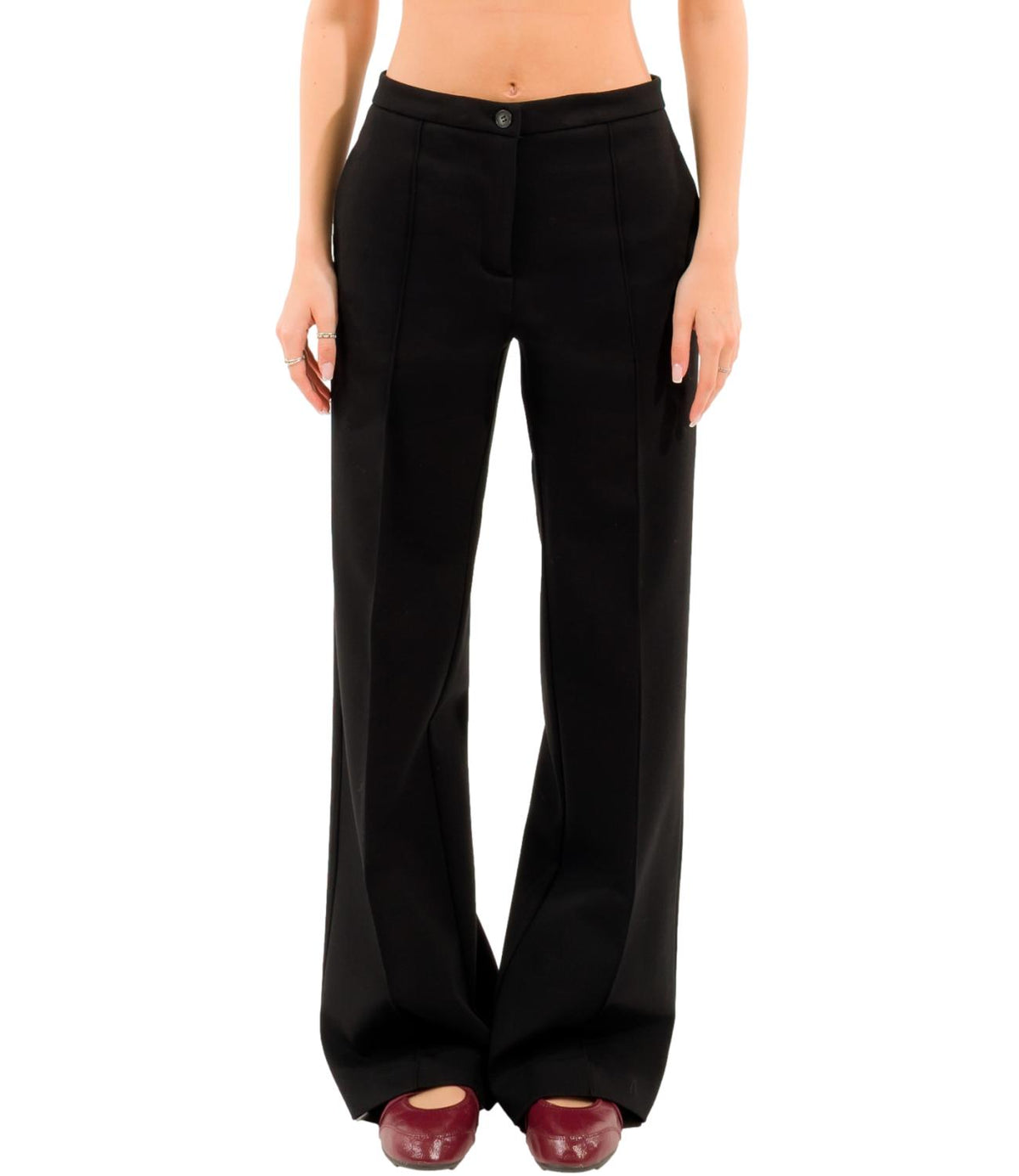 Kontatto Pantalone NerO-Black da Donna