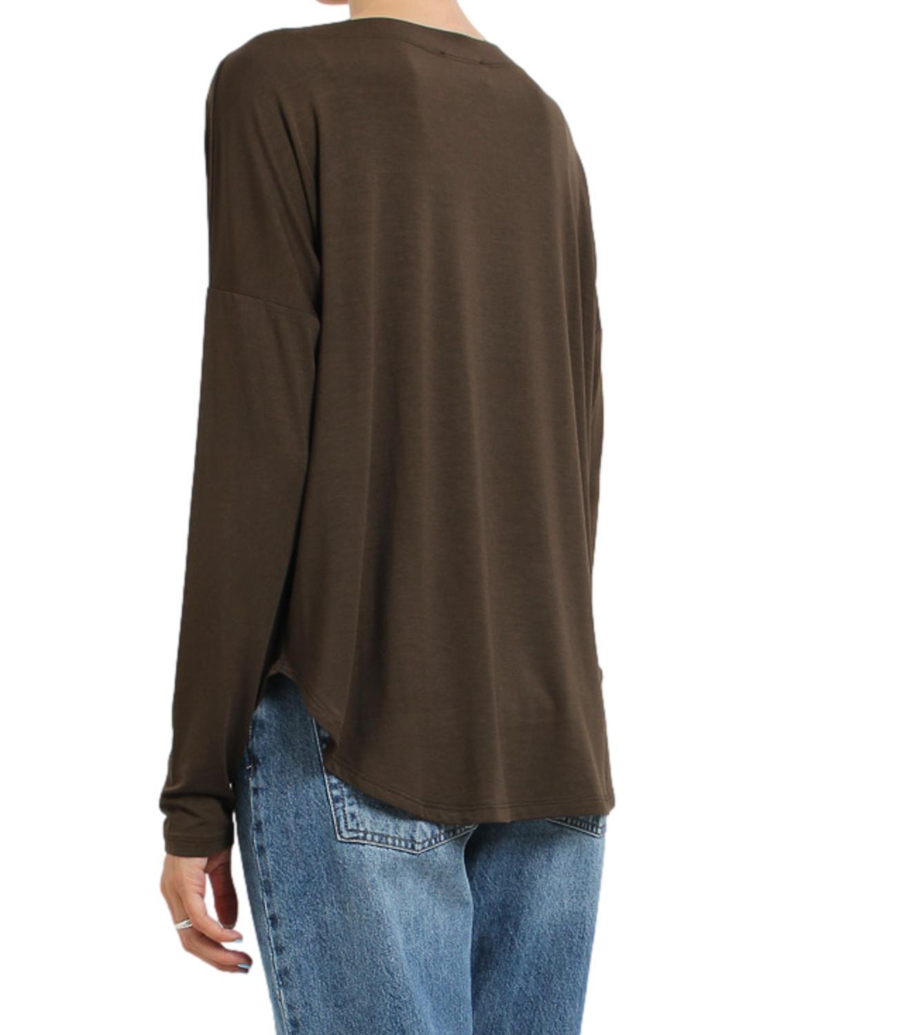 Kontatto Blusa Moka da Donna