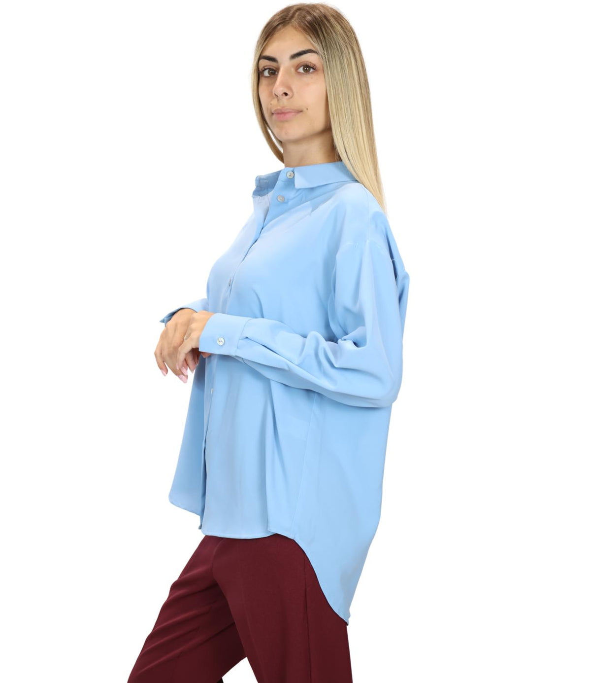 Le Streghe Camicia Azzurro da Donna