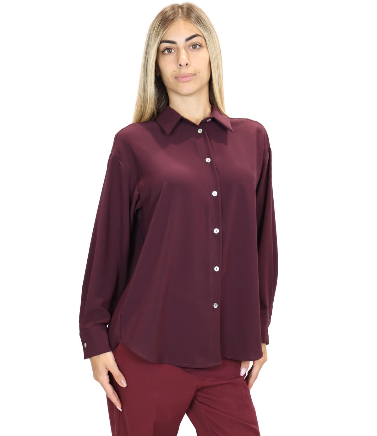 Le Streghe Camicia Melanzana da Donna