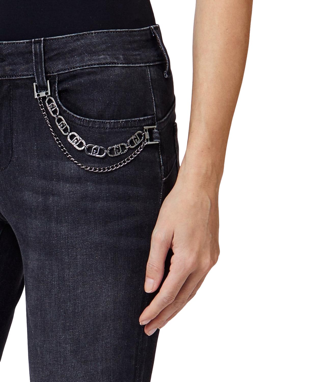 Liu jo Pantalone Den.black Twist Wash da Donna