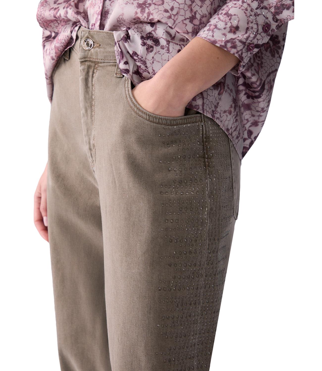 Liu jo Pantalone tessuto Zenzero da Donna