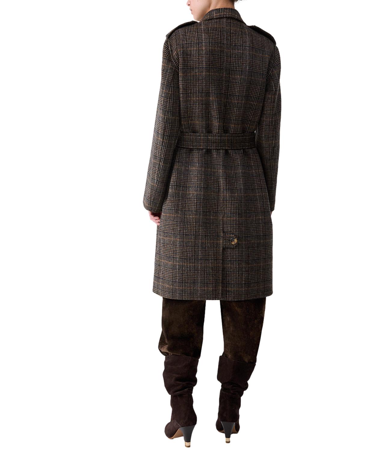 Liu jo Cappotto Camel Check da Donna