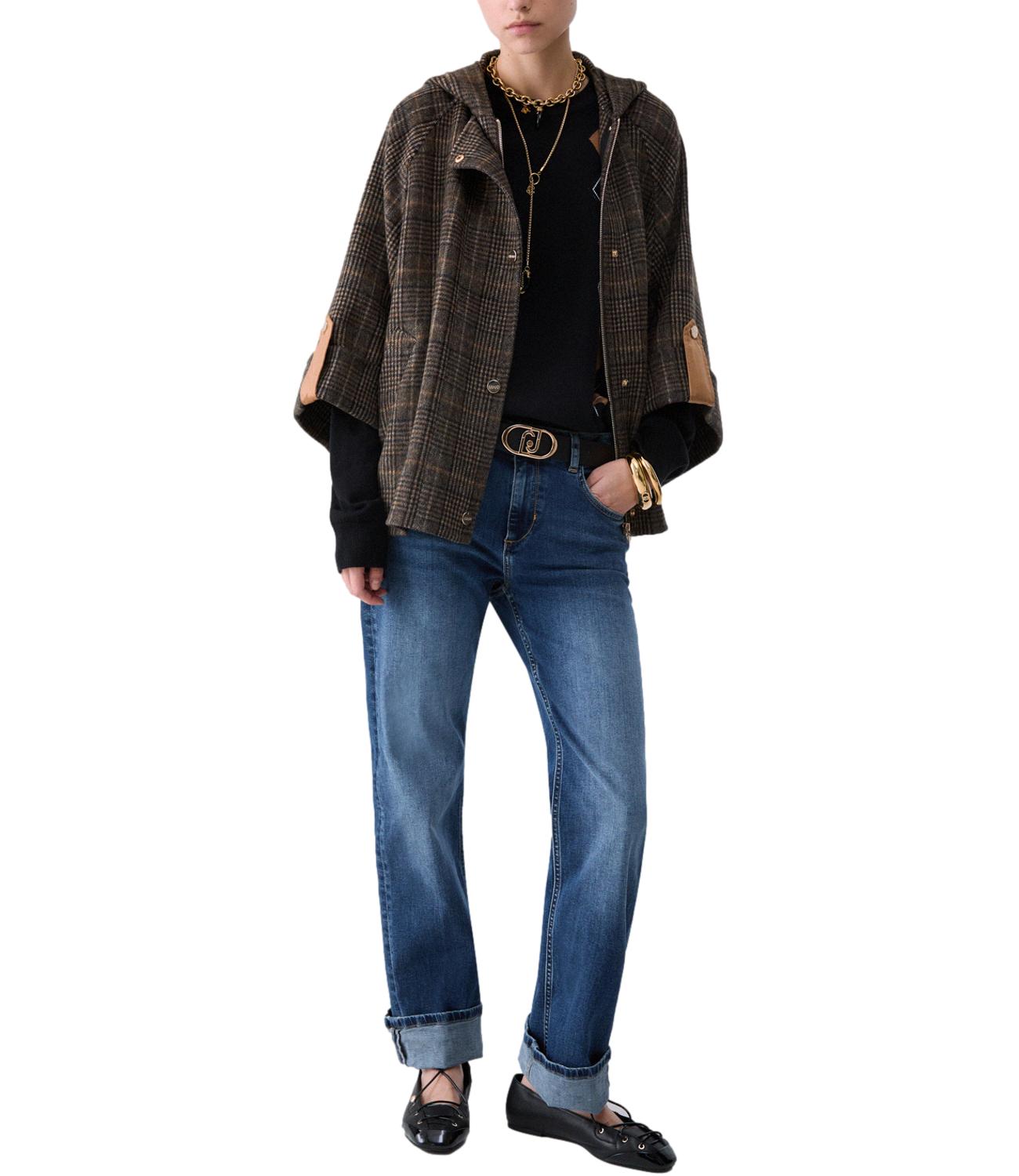 Liu jo Giaccone Camel Check da Donna