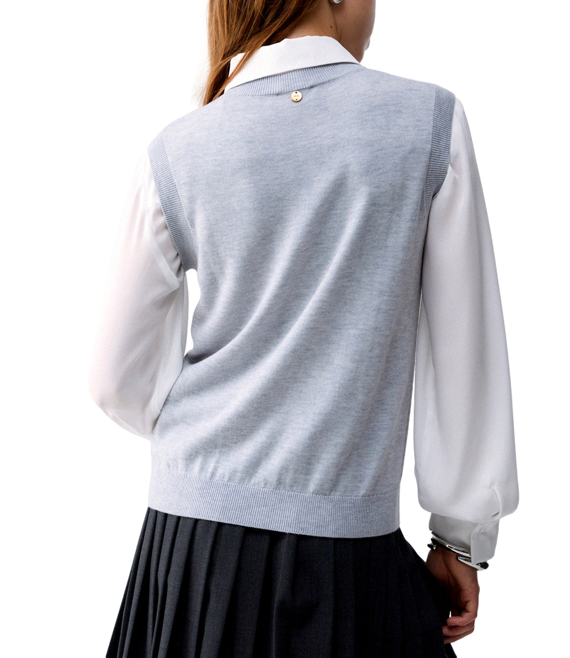 Liu jo Maglia Ballantyne L.gray/bc da Donna
