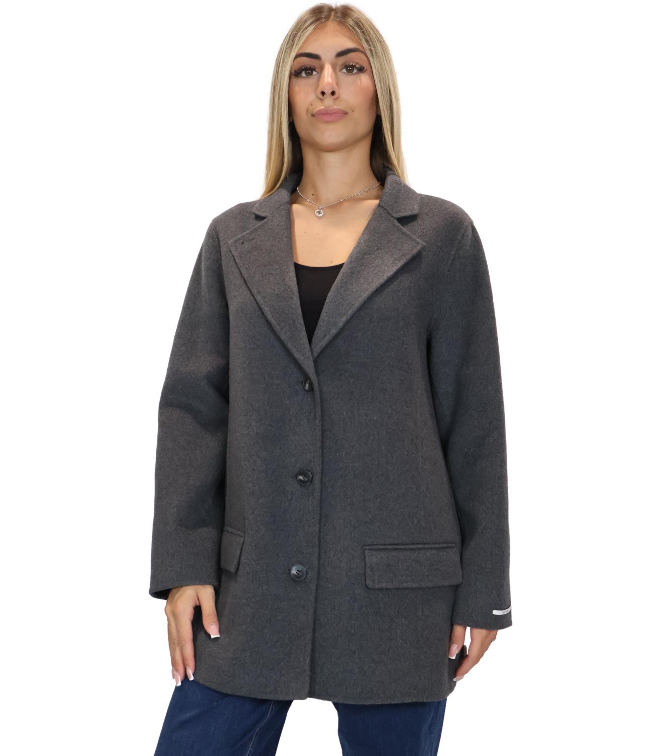 Marella Giaccone Grigio Scuro da Donna