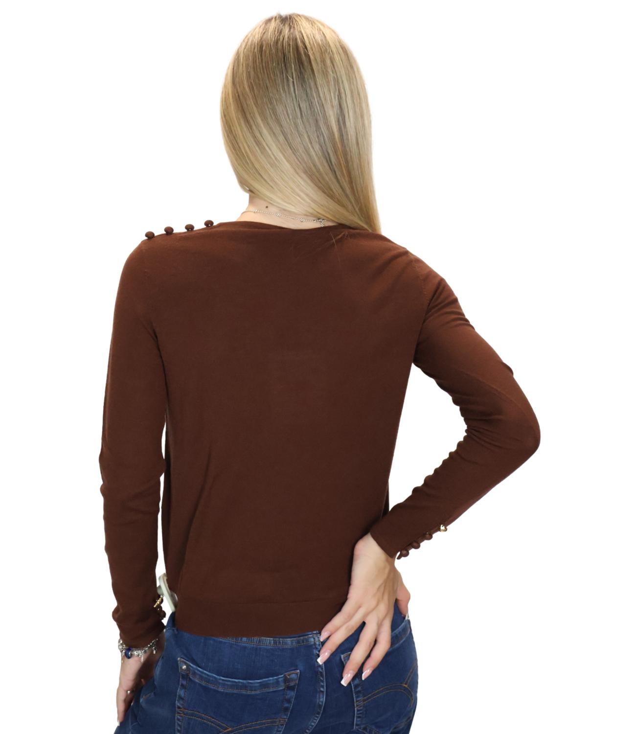 Marella Maglia Marrone da Donna