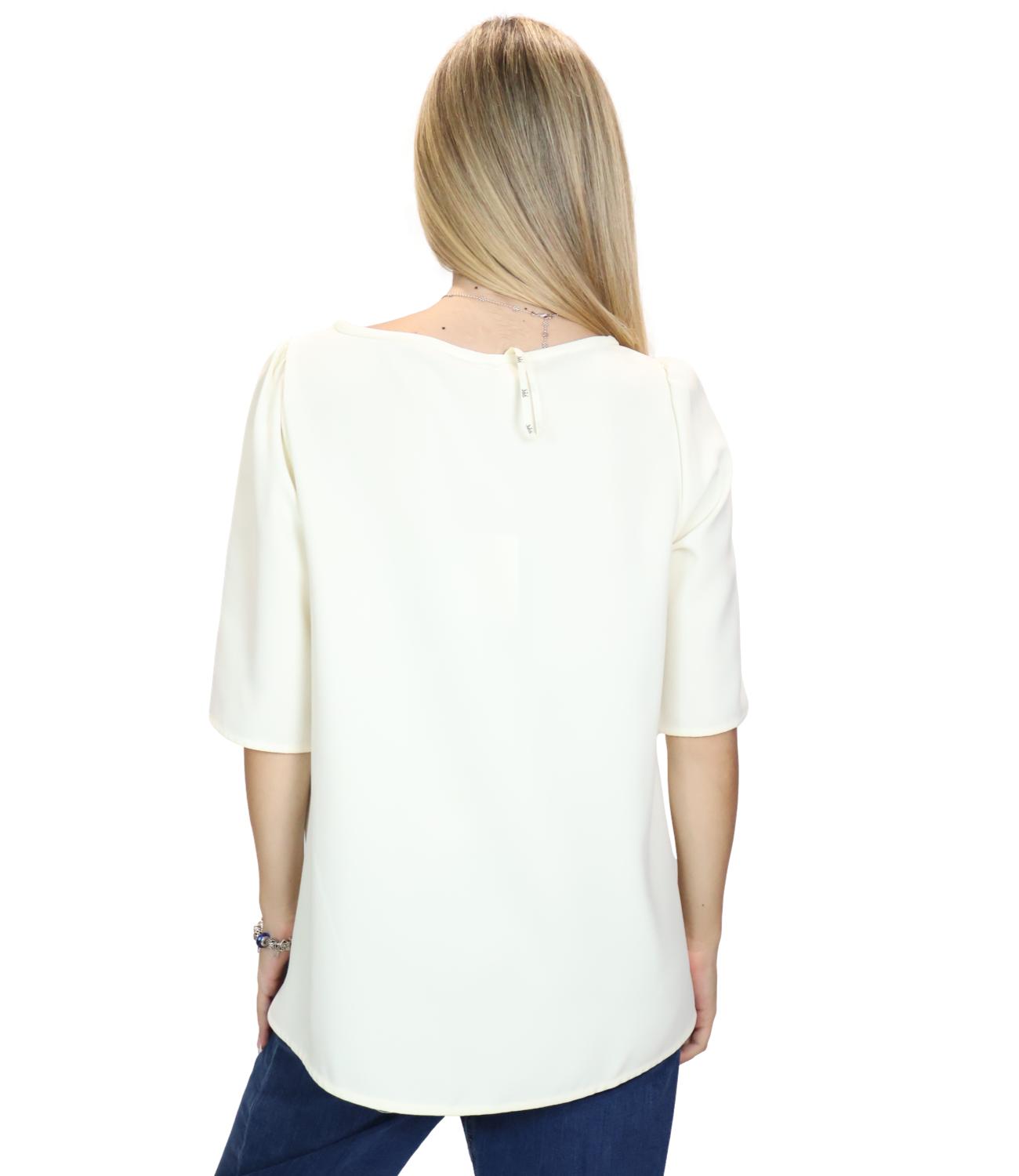 Marella Art.365 Camicia Bianco Lana da Donna