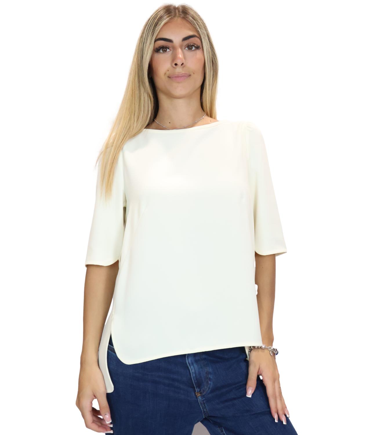 Marella Art.365 Camicia Bianco Lana da Donna