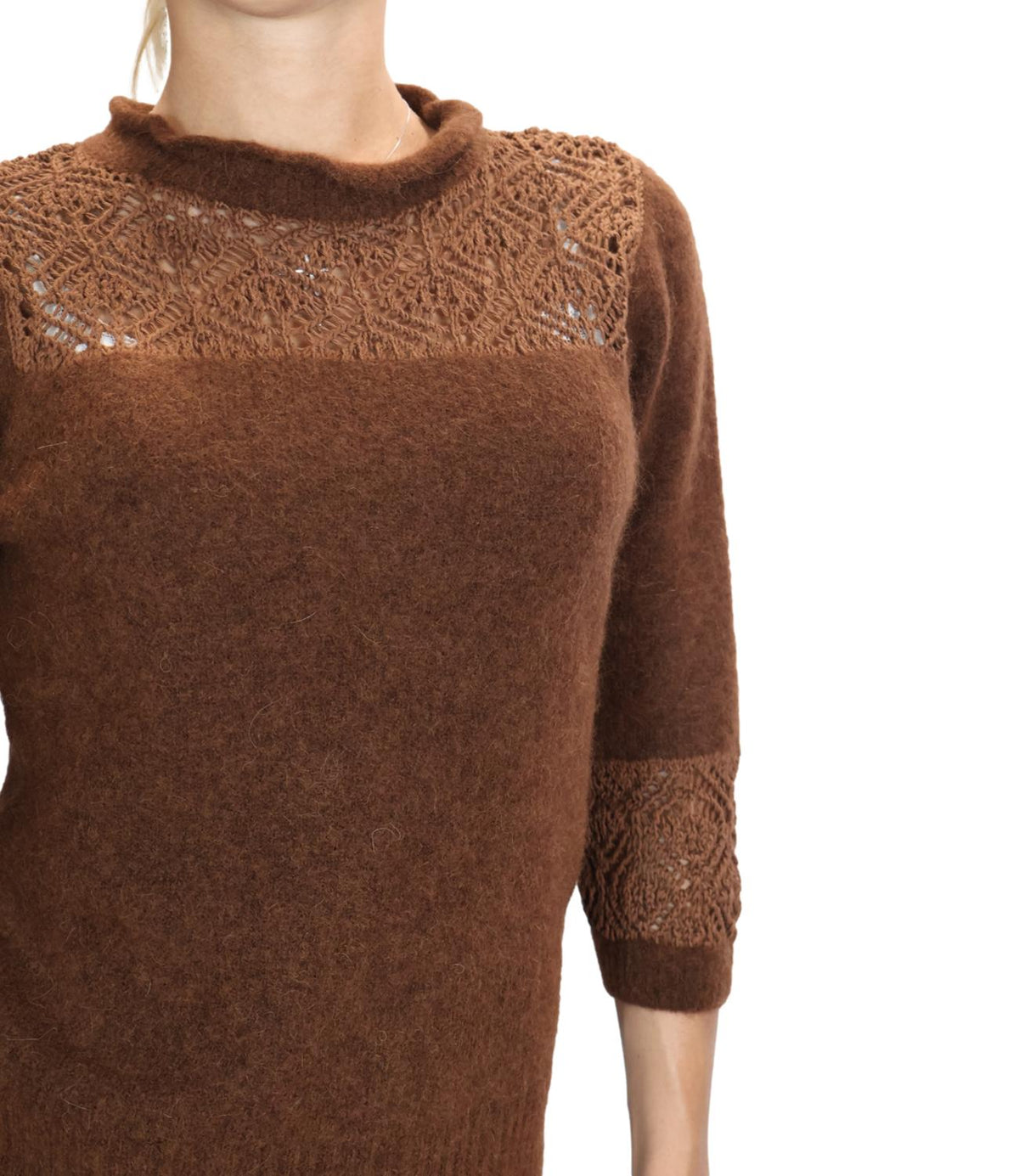 Marella Monochrome Maglia Caramello da Donna
