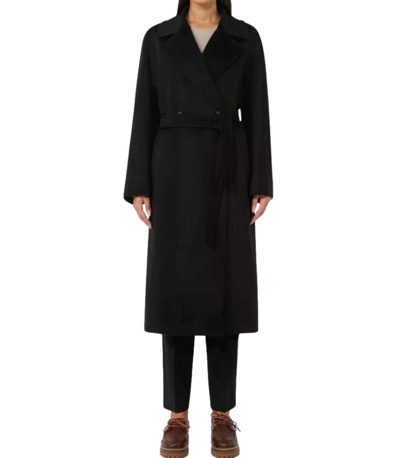 Max Mara Weekend Cappotto Nero da Donna