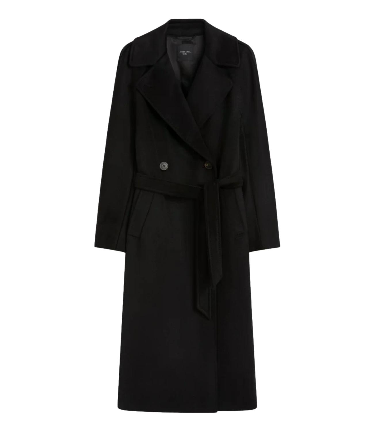 Max Mara Weekend Cappotto Nero da Donna