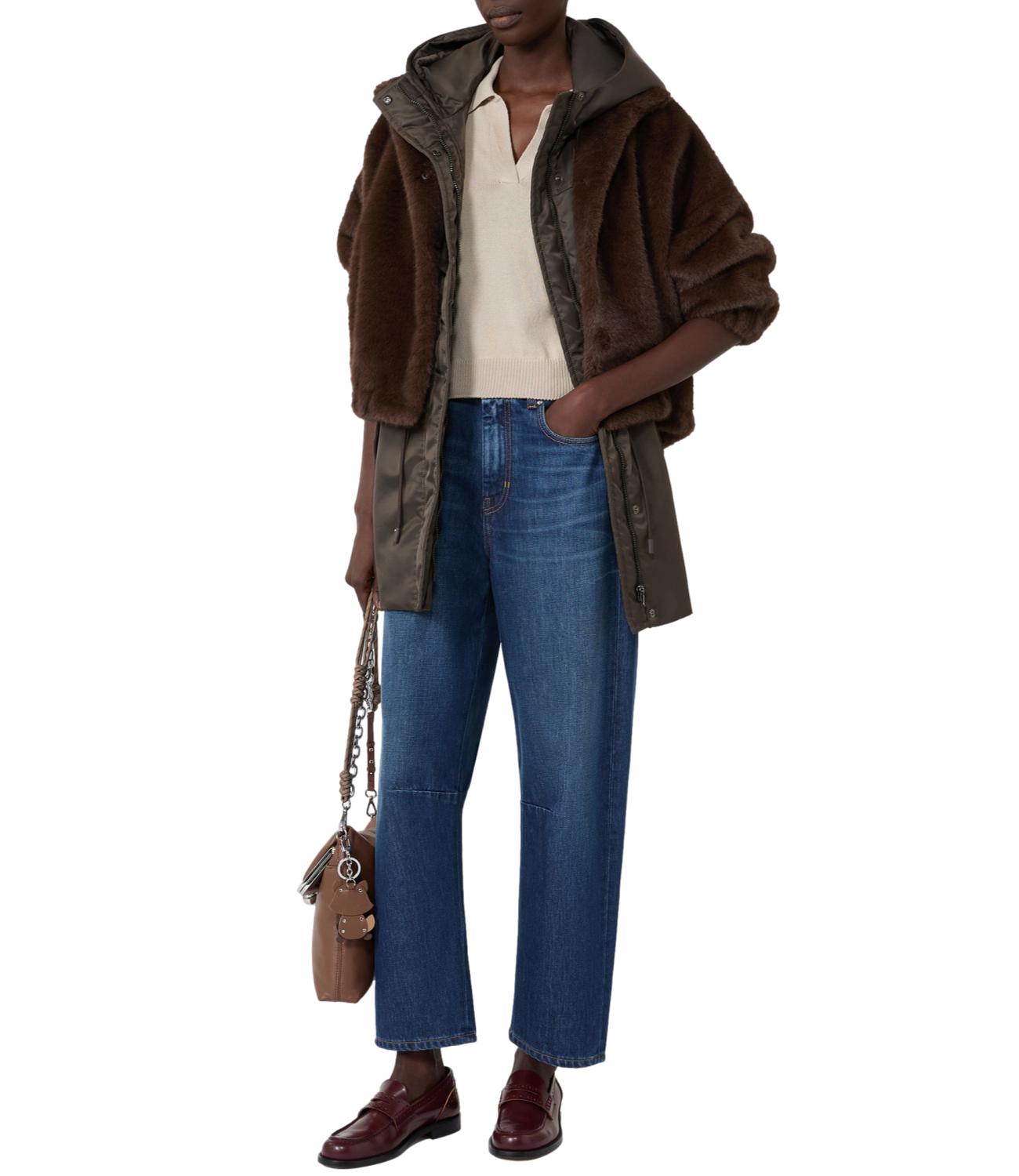 Max Mara Weekend Giaccone Marrone da Donna