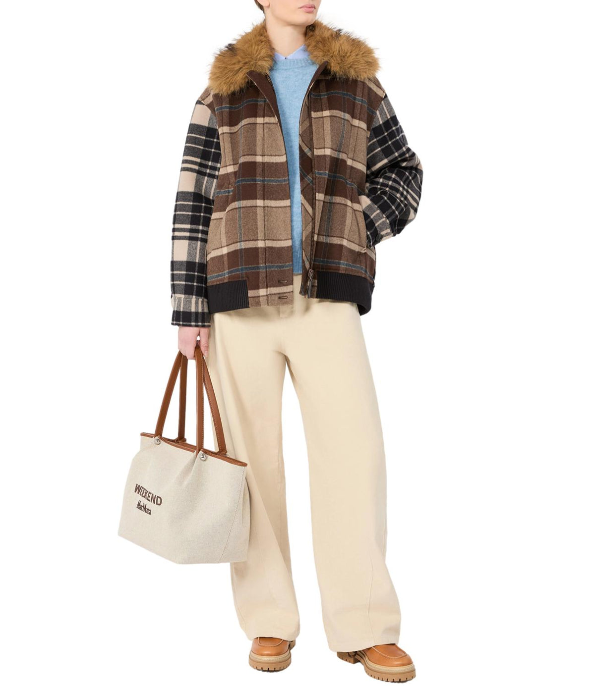 Max Mara Weekend Giaccone Wkddivina Marrone Donna