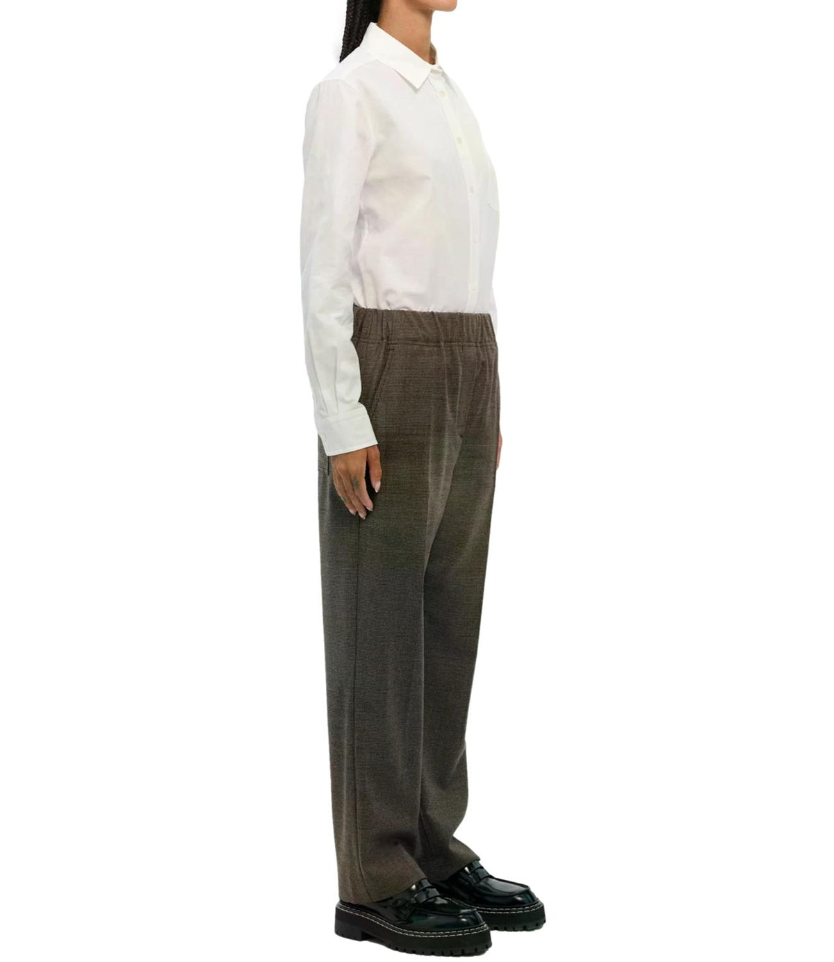 Max Mara Weekend Pantalone Marrone da Donna