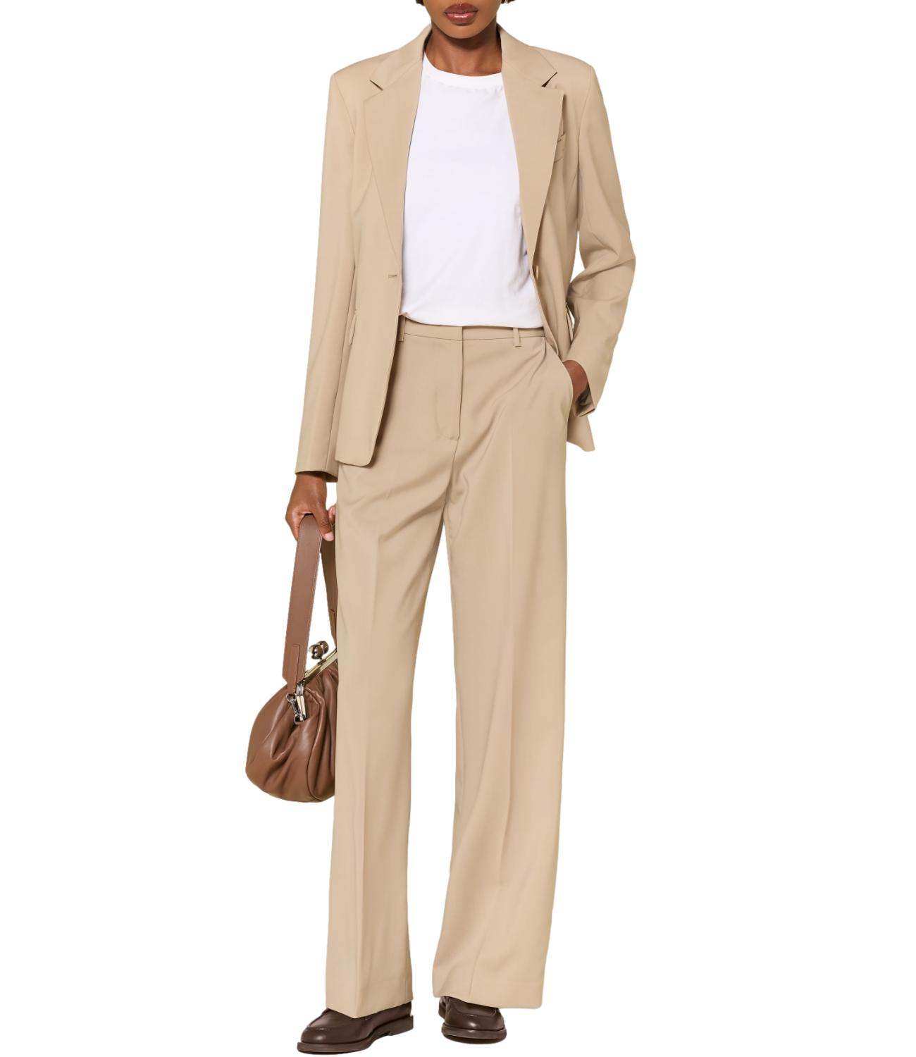 Max Mara Weekend Pantalone Beige da Donna