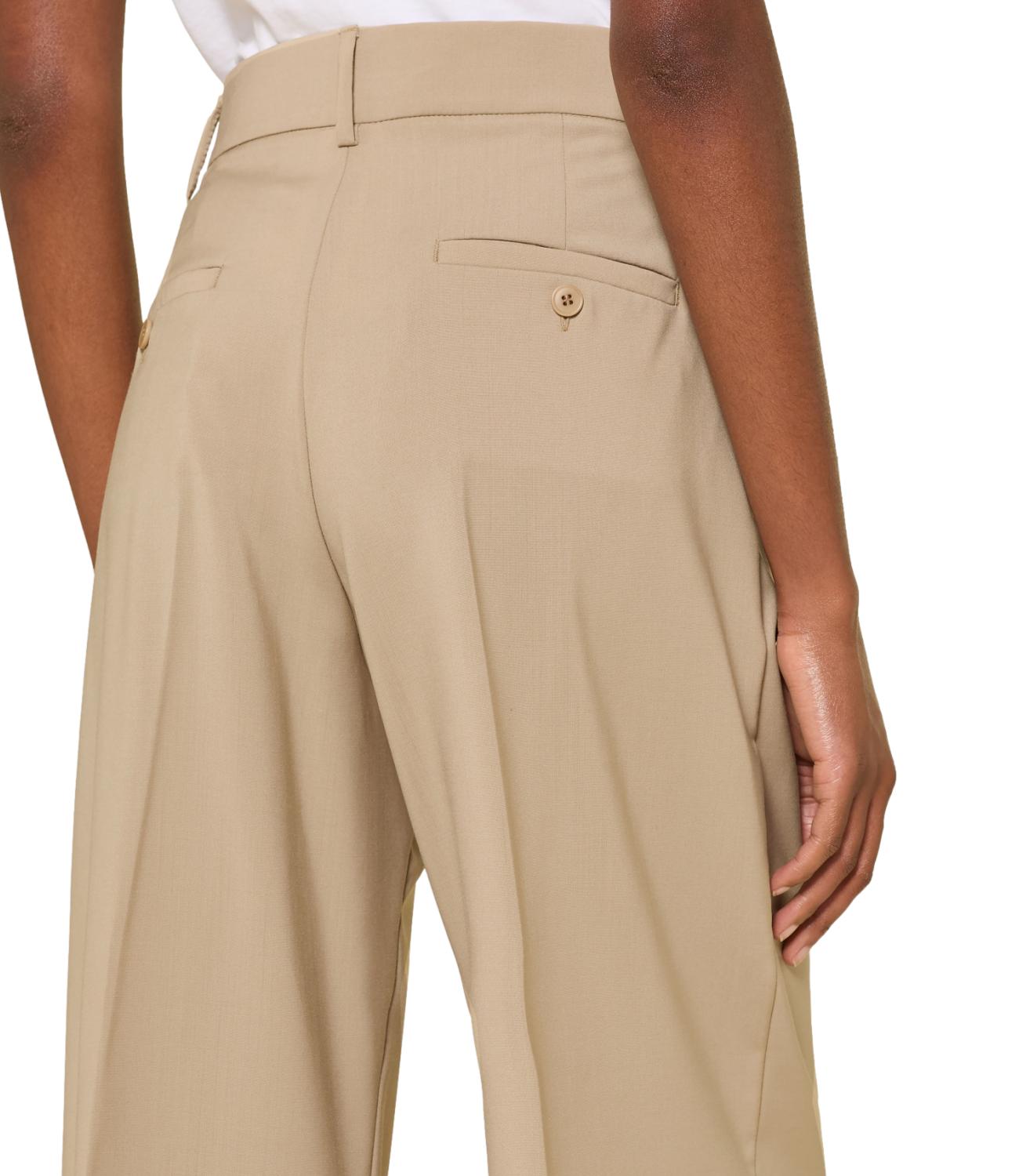 Max Mara Weekend Pantalone Beige da Donna