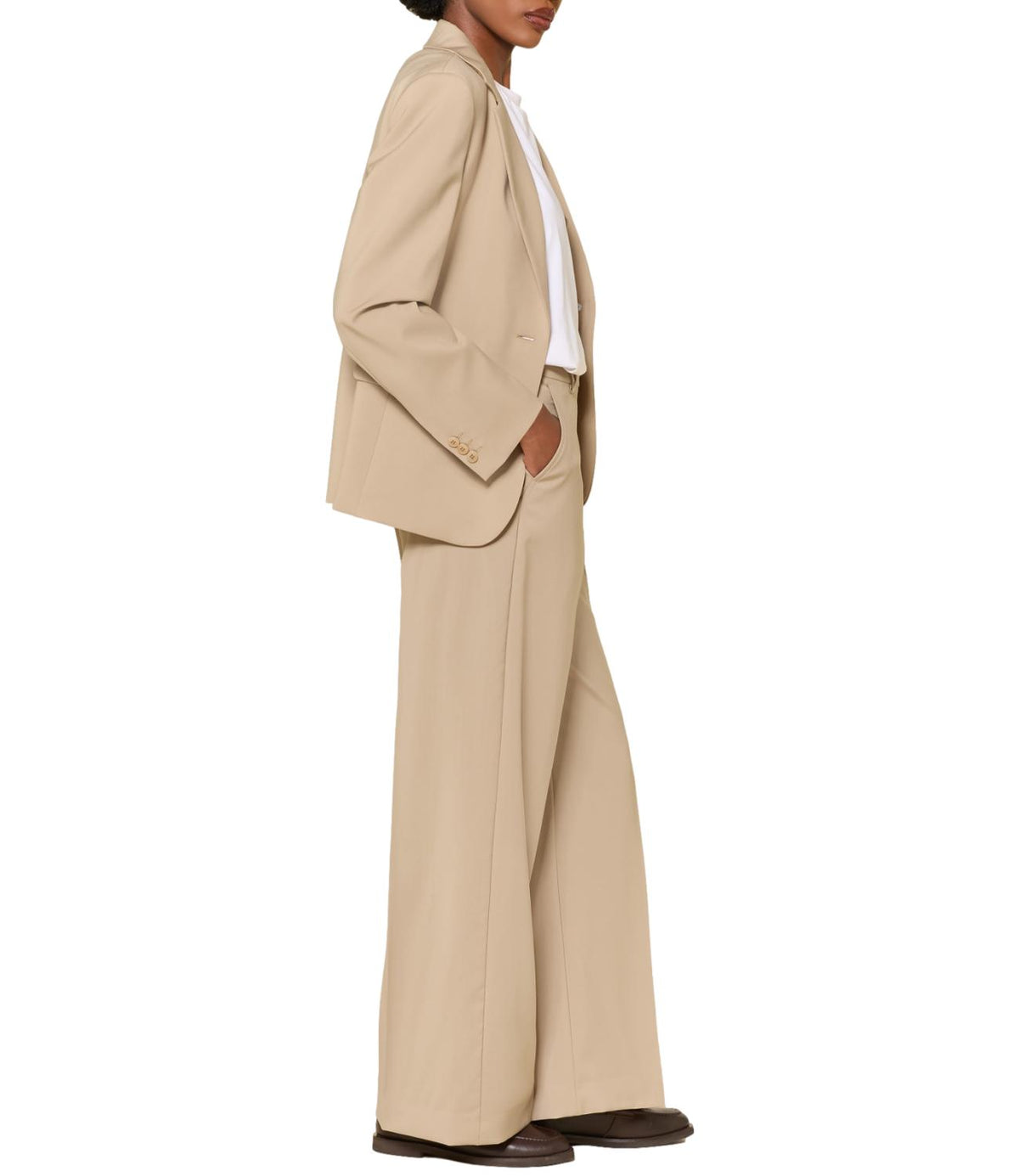 Max Mara Weekend Pantalone Beige da Donna
