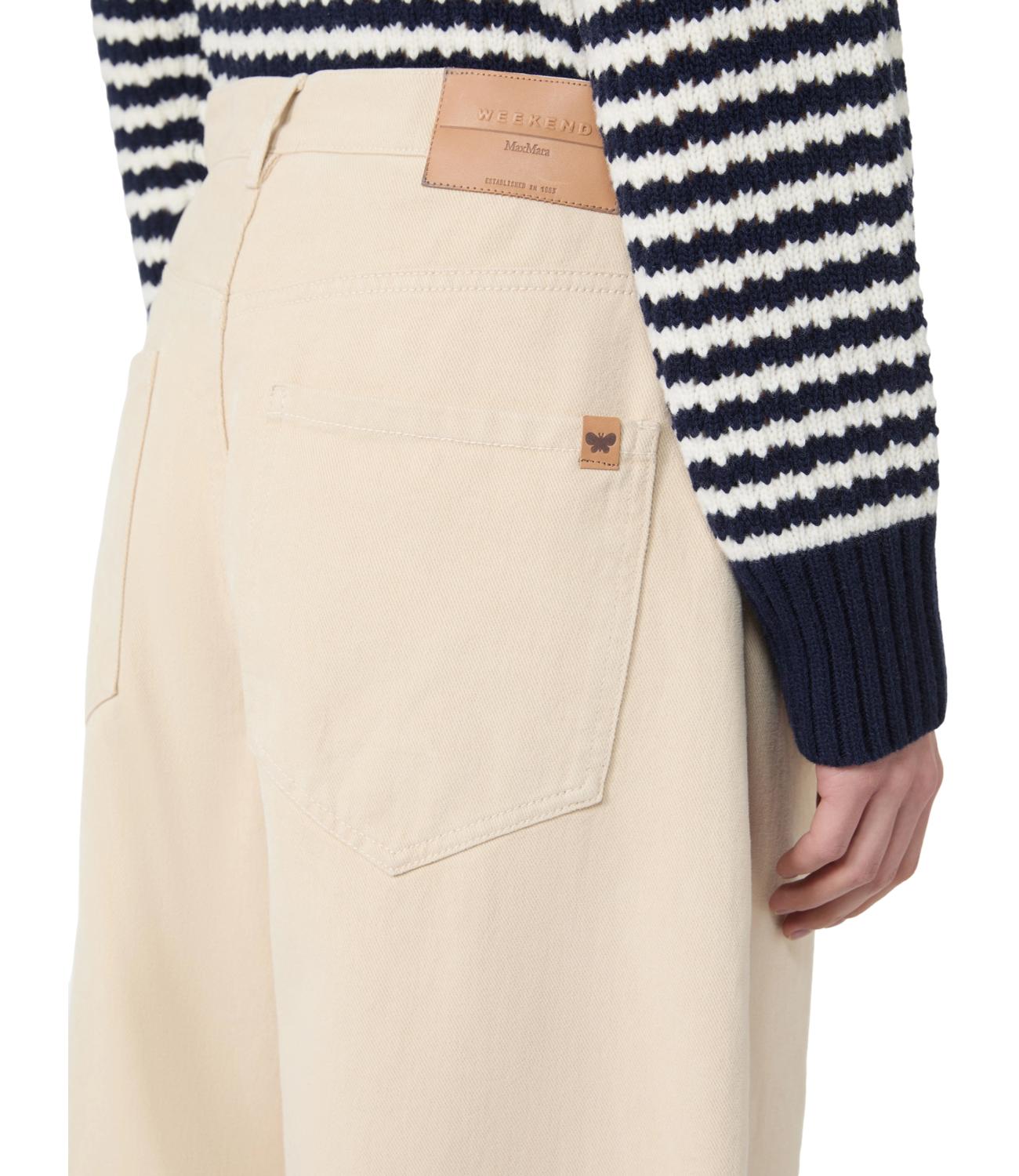 Max Mara Weekend Pantalone Avorio da Donna