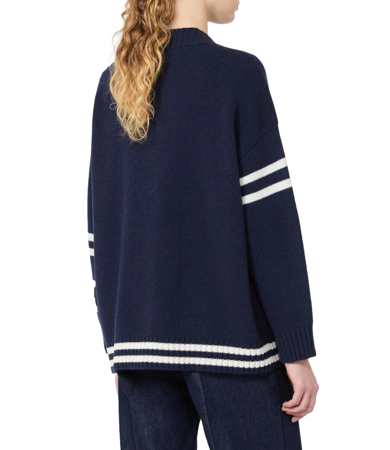 Max Mara Weekend Cardigan Blu Marino da Donna