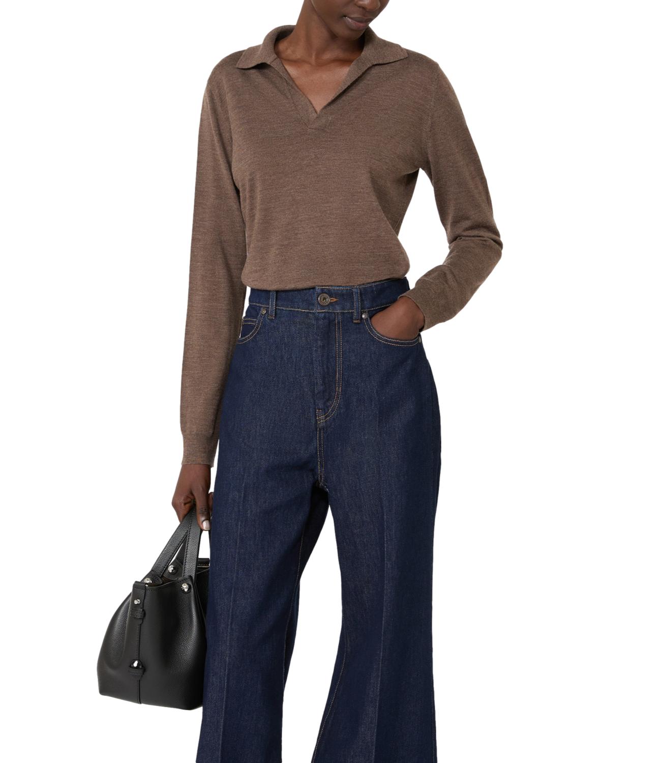 Max Mara Weekend Maglia Marron Glace' da Donna