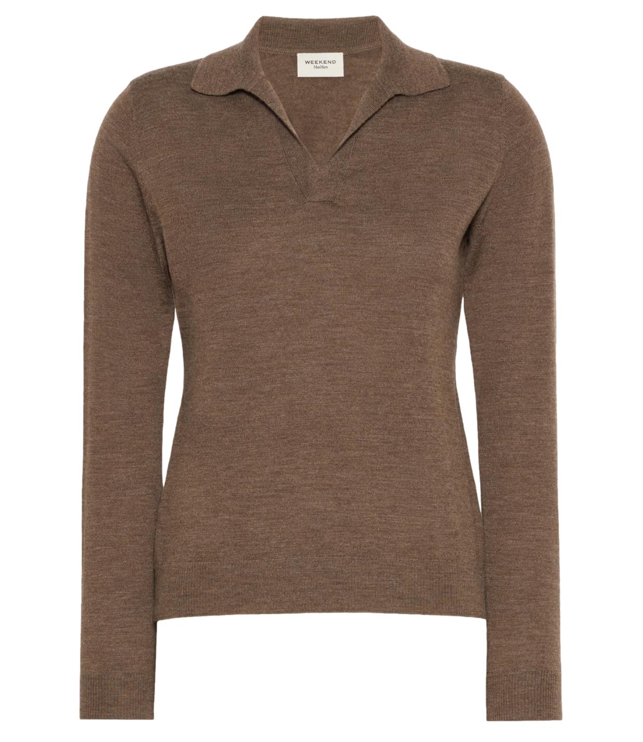 Max Mara Weekend Maglia Marron Glace' da Donna