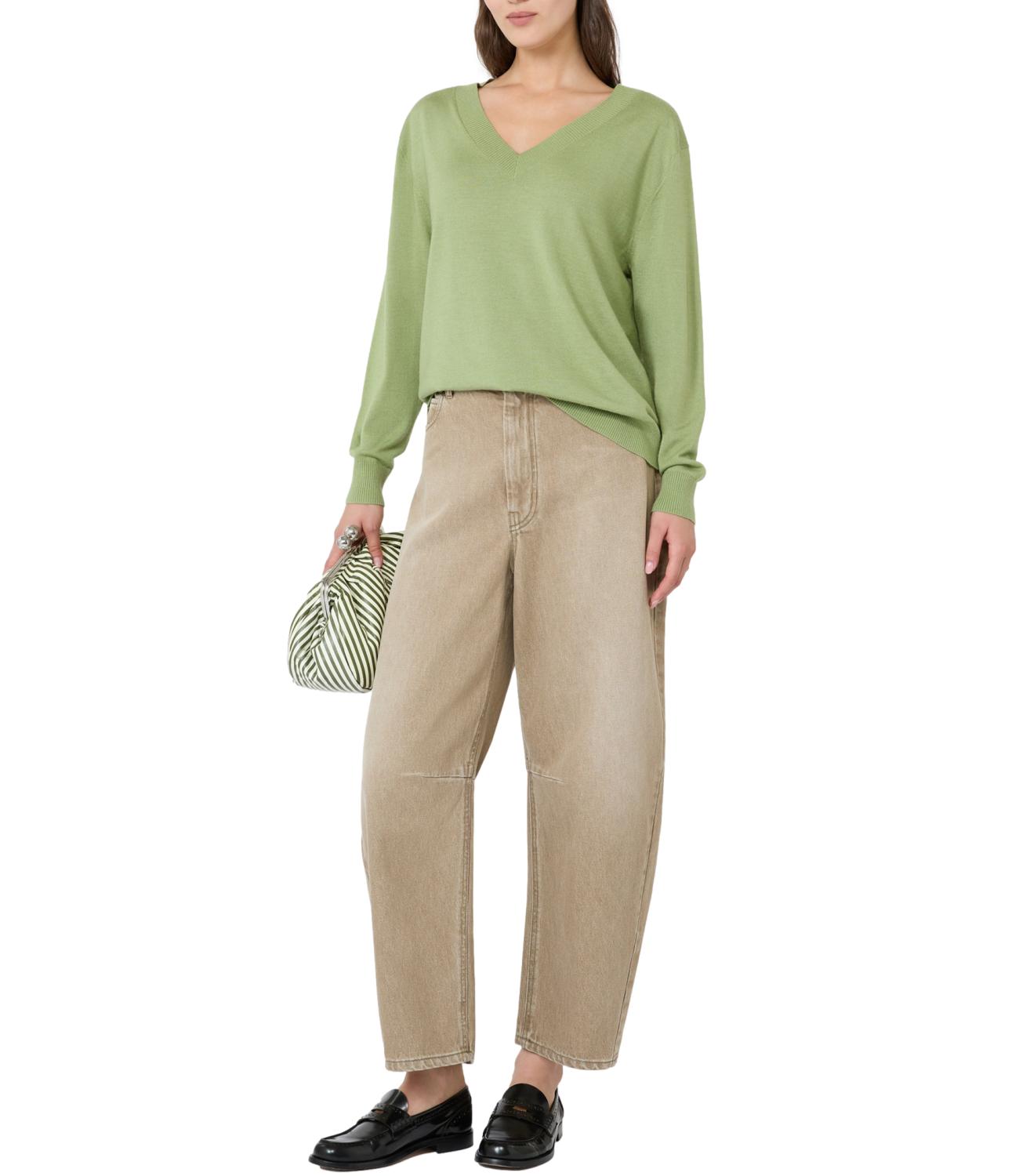 Max Mara Weekend Maglia Verde da Donna