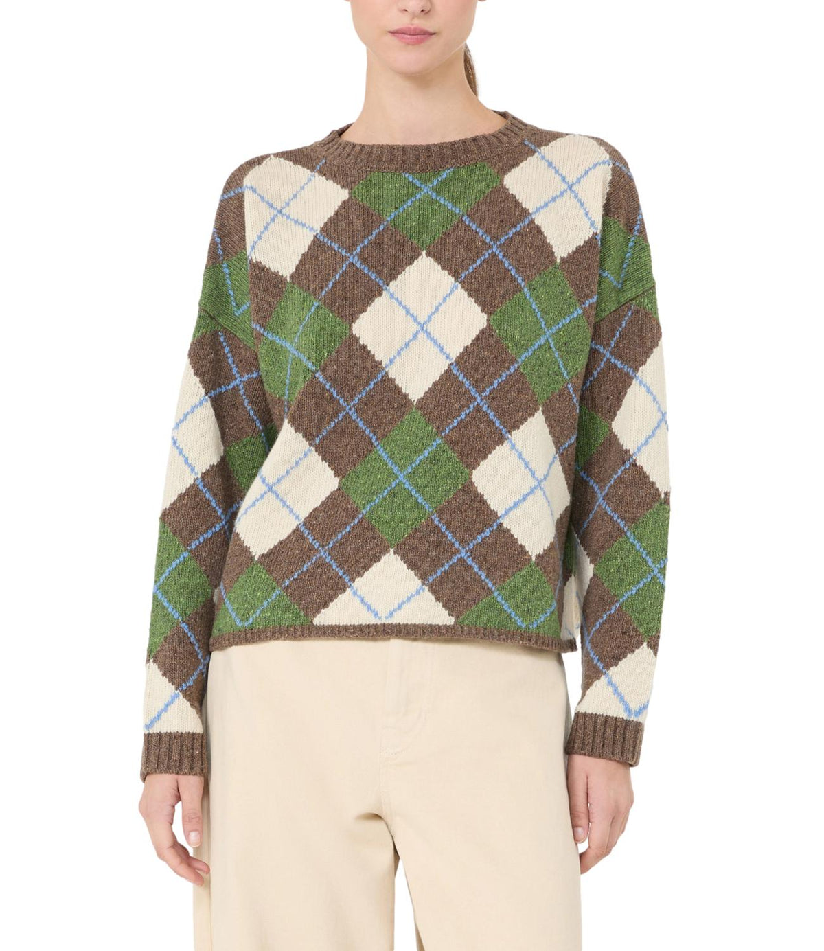 Max Mara Weekend Maglia Wkdvasaio Marron Glacè Donna