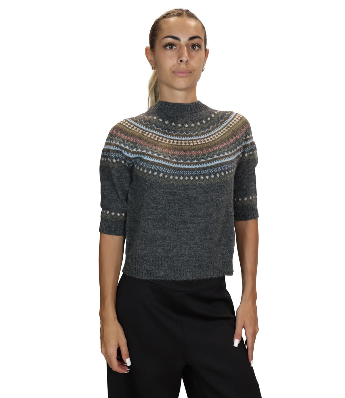 Max Mara Weekend Maglia Grigio Medio da Donna