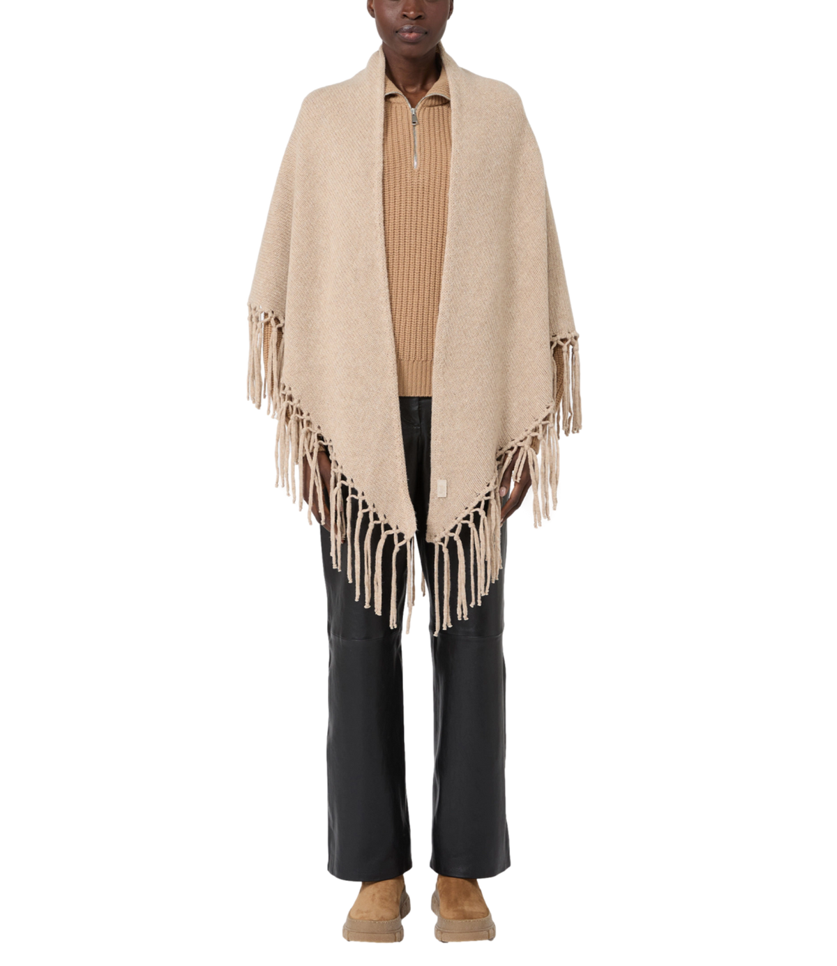 Max Mara Weekend Sciarpa/Foulard Caramello da Donna