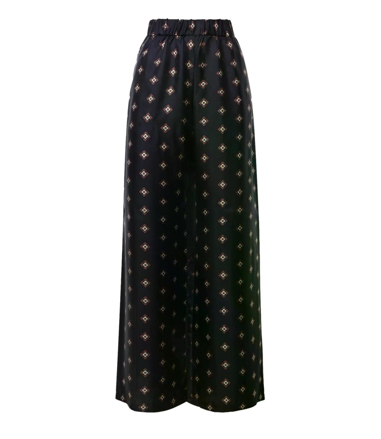 Mm Pantalone Blu Marino da Donna
