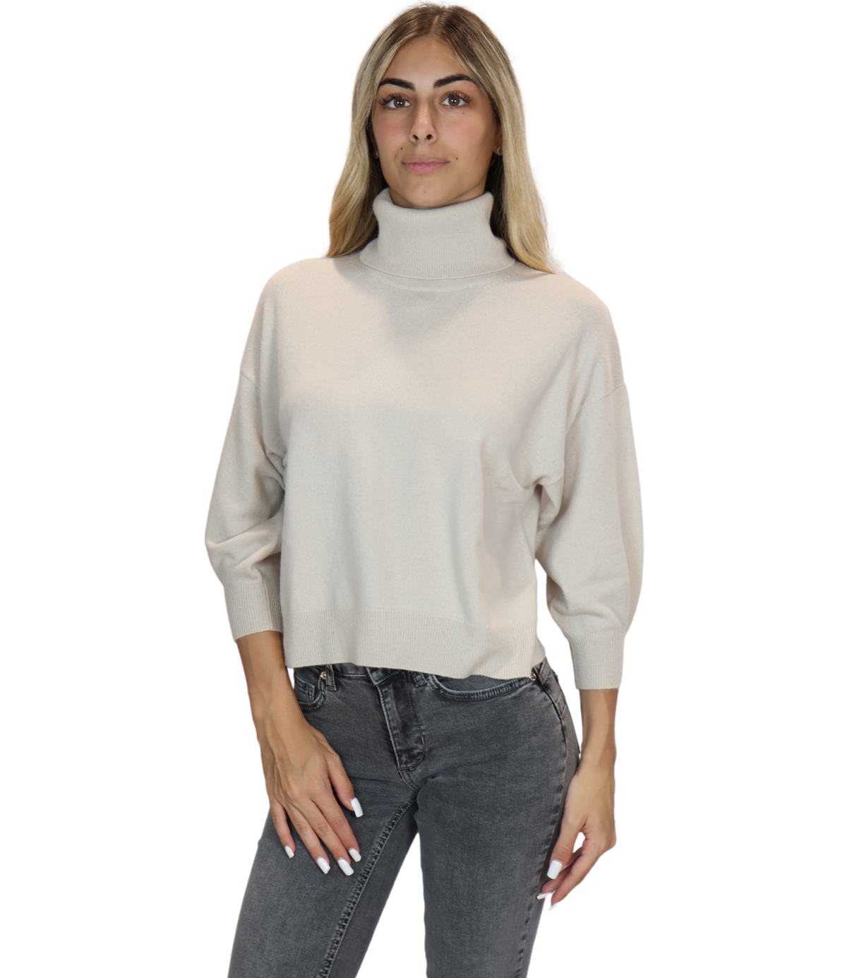 Mm Maglia Sabbia da Donna