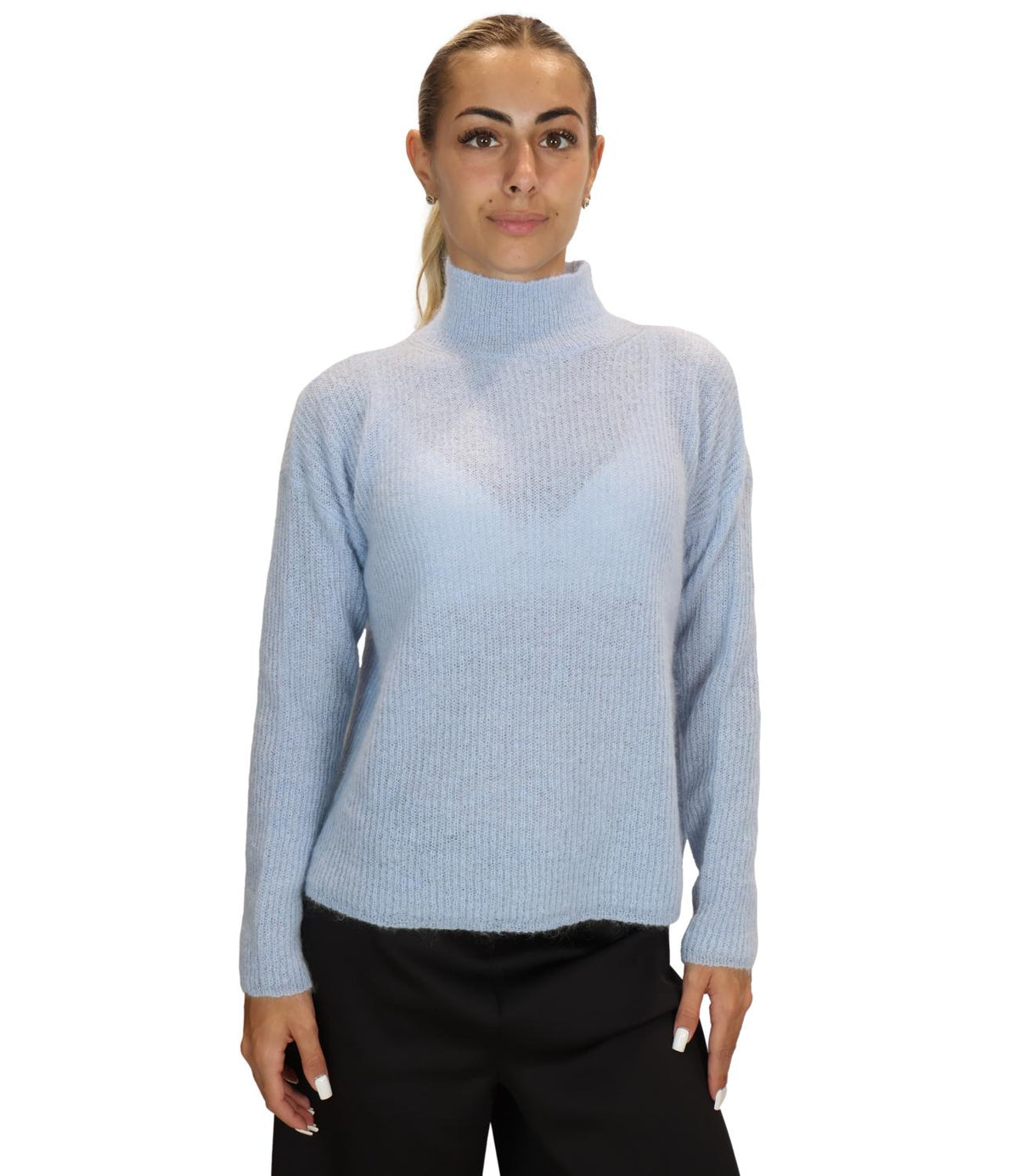Mm Maglia Azzurro da Donna