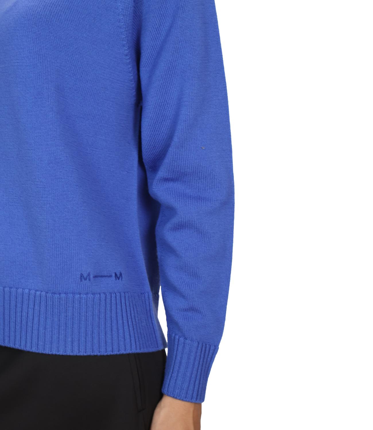 Mm Maglia Blu Cina da Donna